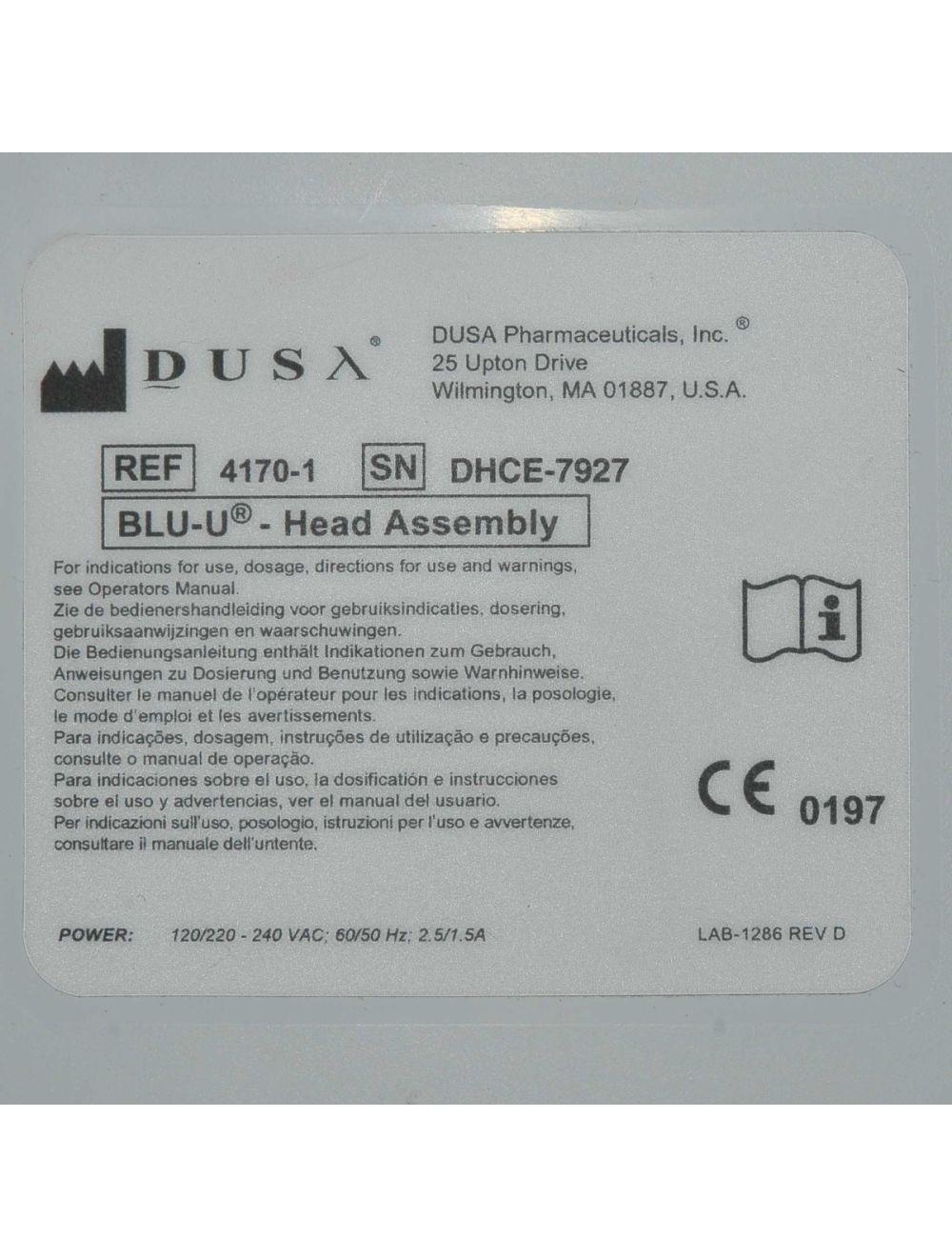 DUSA Pharmaceuticals Blue Light Blu-U Photodynamic Light Therapy Acne Control