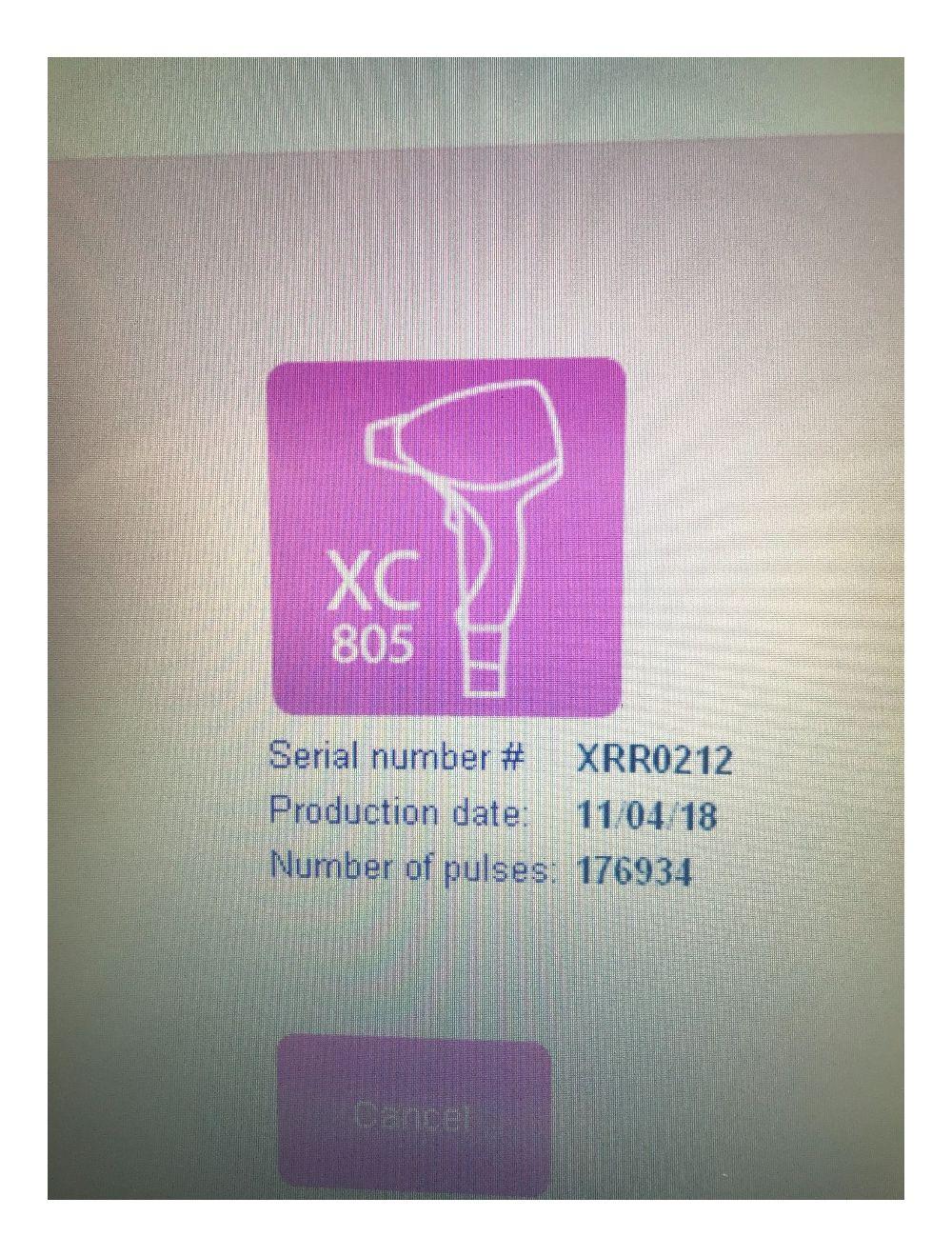 2017 Lumenis LightSheer Desire Light Sheer Hair Removal Laser w/ HS & XC