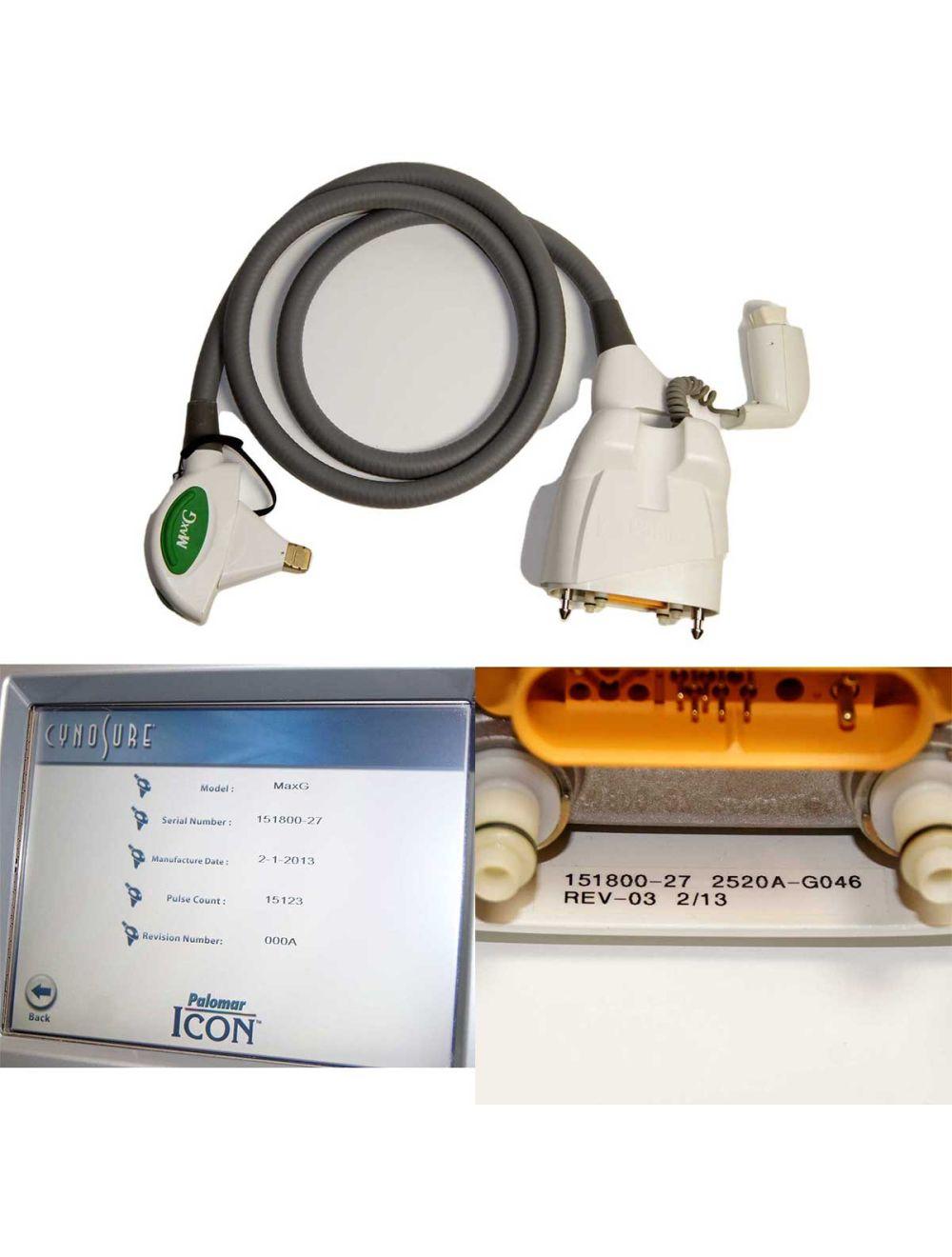 2013 Cynosure Palomar Icon IPL Acne Scar Skin Hair Removal System MaxG 1540 2940