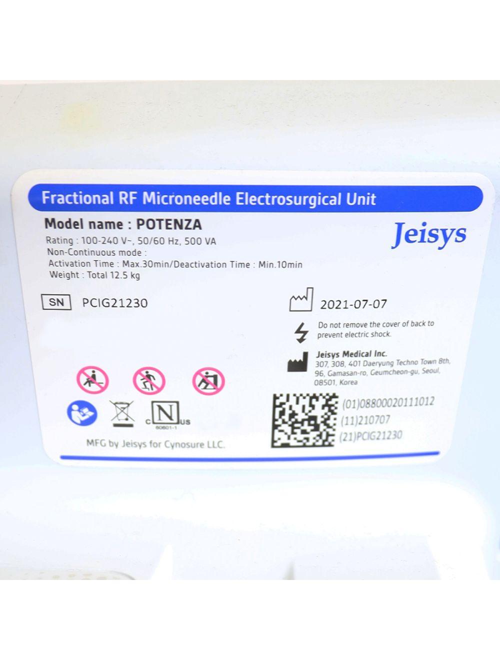 2021 Cynosure Potenza RadioFrequency Microneedling Acne Skin Wrinkles Pores RF