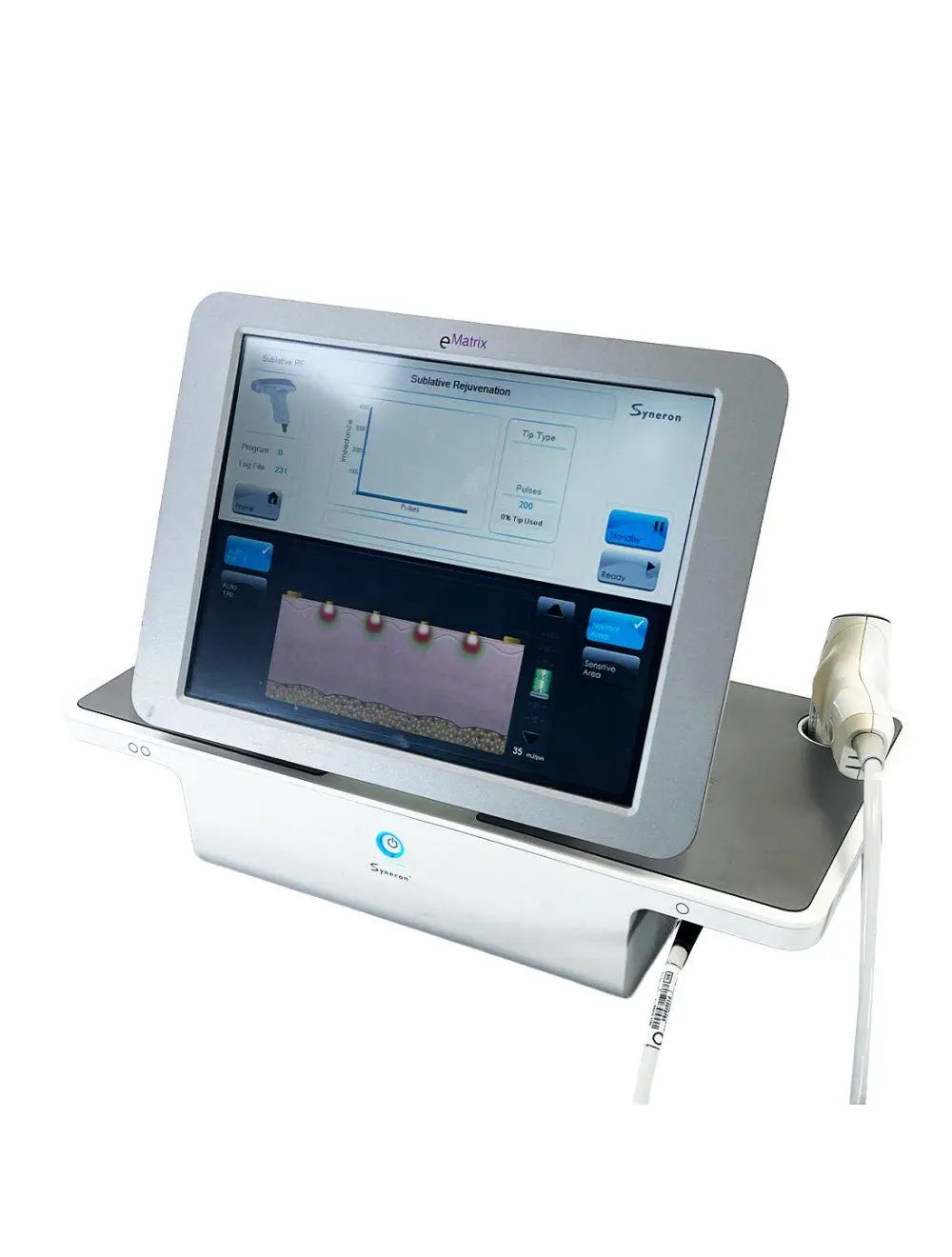 Syneron eMatrix Skin Rejuvenation TableTop System Sublative RF Wrinkles e Matrix
