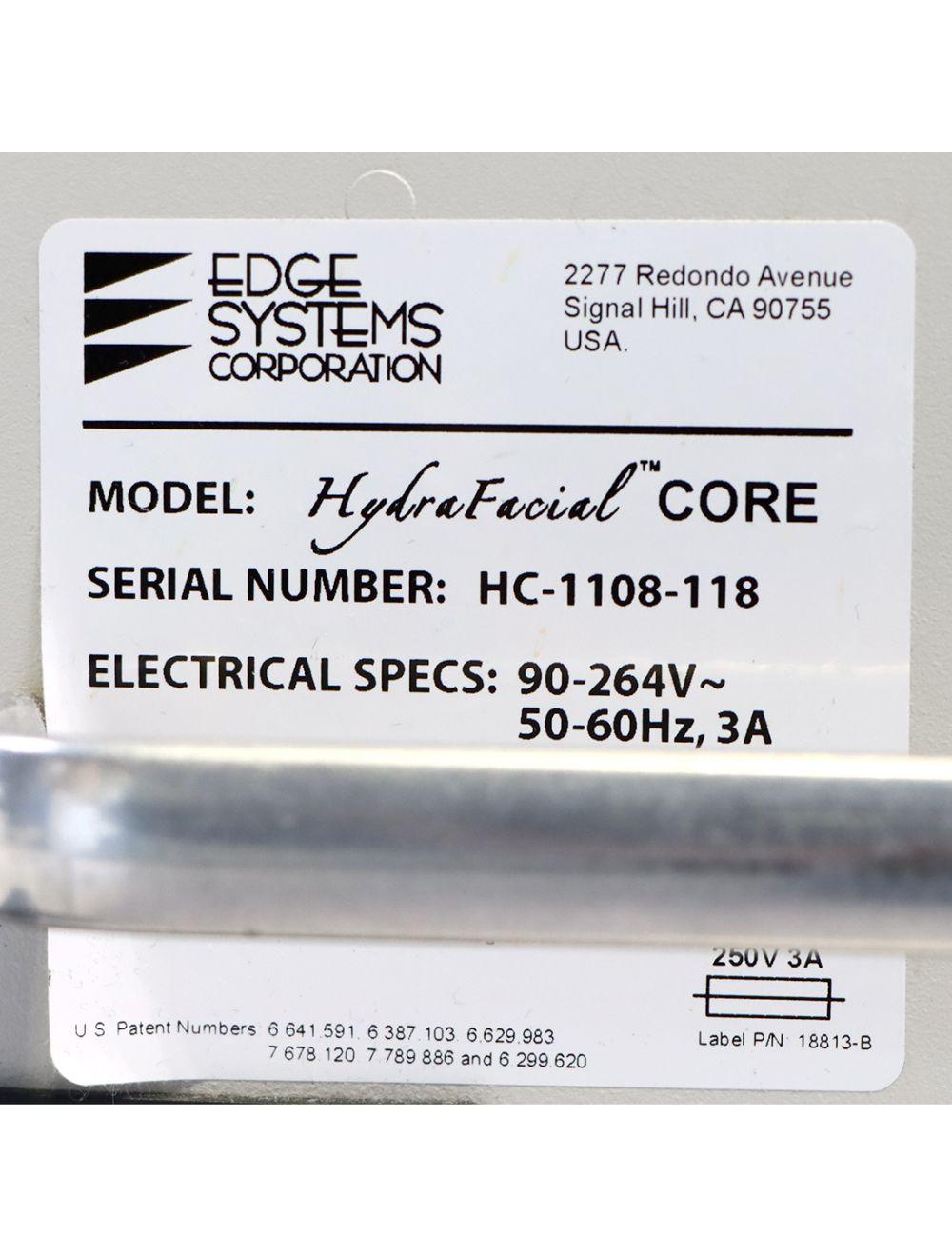Edge Systems HydraFacial CORE System Multi-Step Skin Treatment Hydradermabrasion