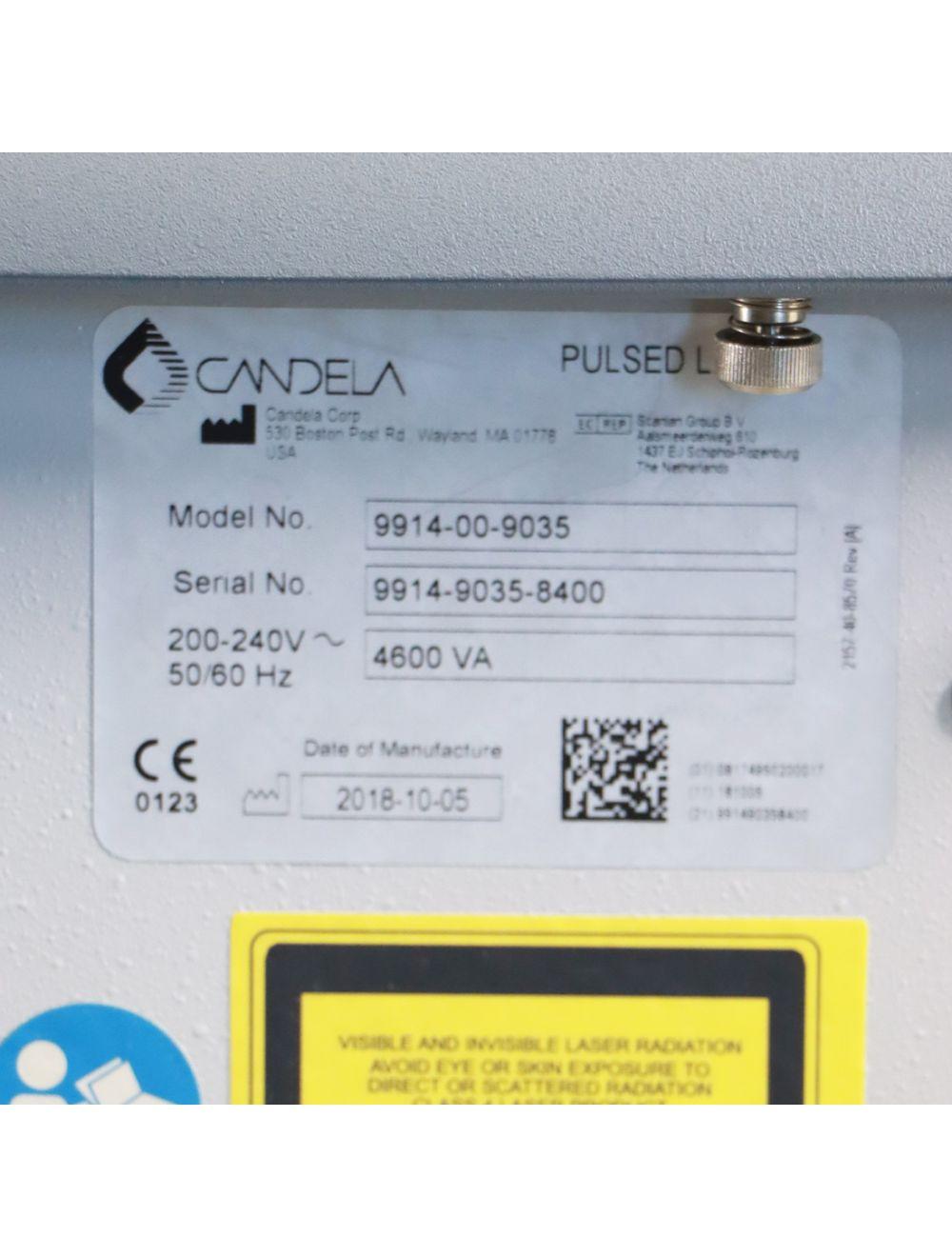 2018 Candela GentleMax Pro Pulsed Laser System 9914-00-9035