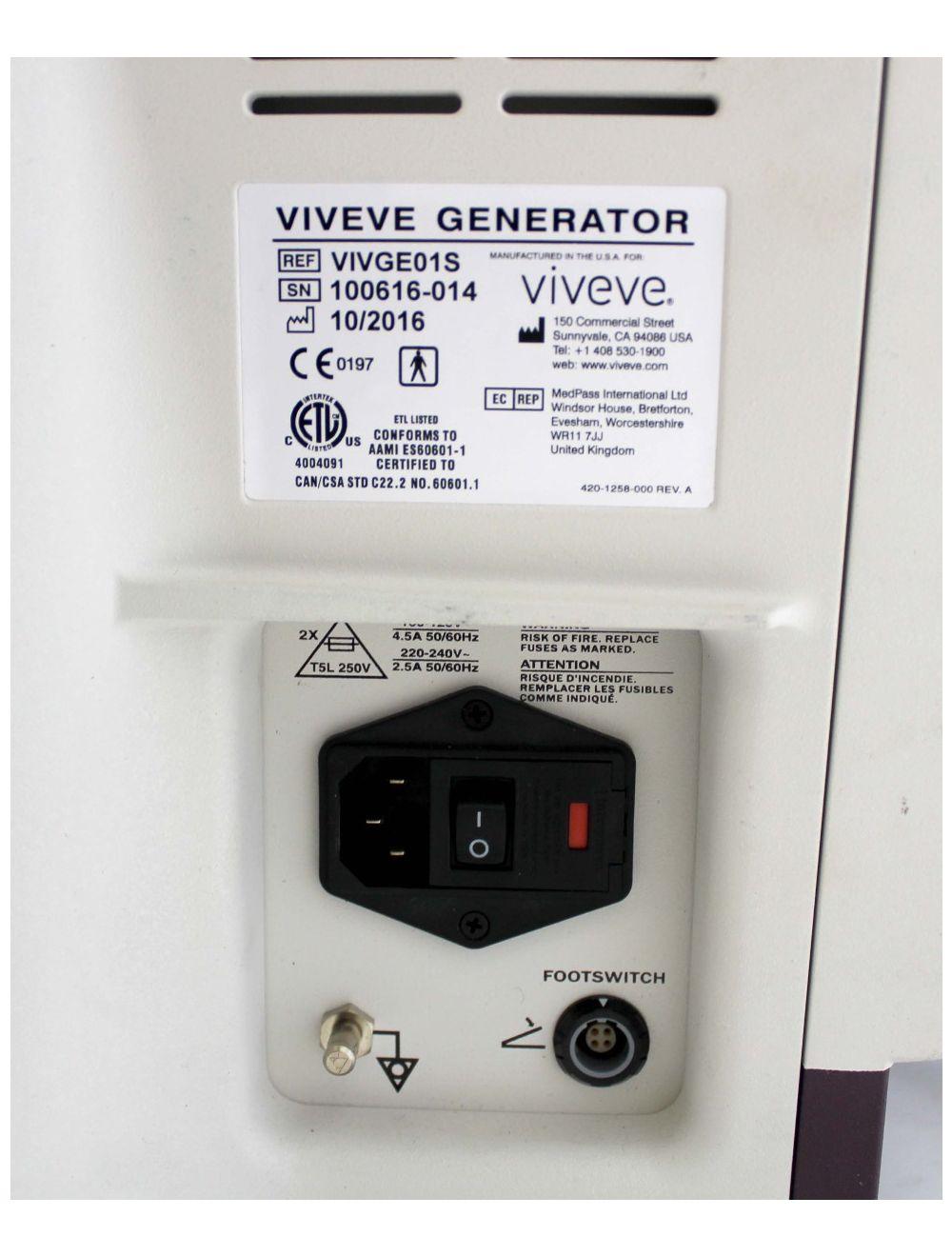 2016 Viveve S RF System Women's Intimate Collagen Vaginal rejuvenation