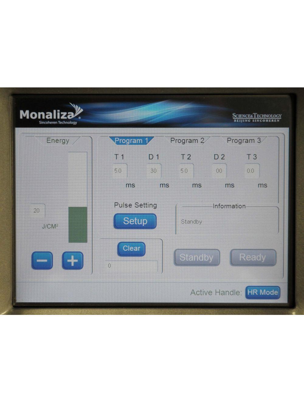 2015 Sincoheren Monaliza IPL Laser System Hair Removal Skin Rejuvenation - SR HR