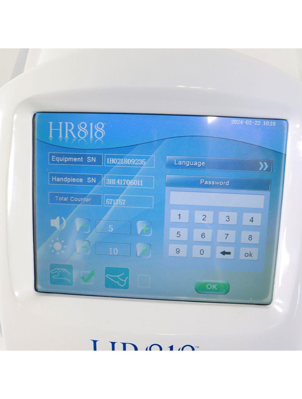 2018 Zarin HR818 810 12x16mm Spot HR 818 Diode Laser Hair Removal System