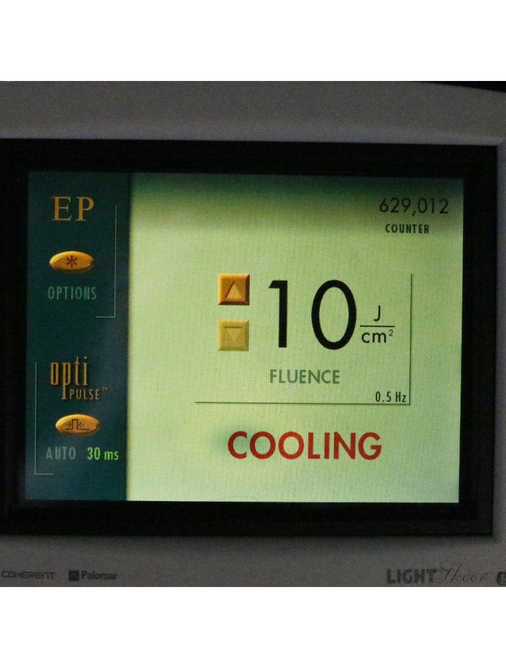 1999 Lumenis LightSheer EP Light Sheer 9x9mm Diode Hair Removal Laser 630K Pulse