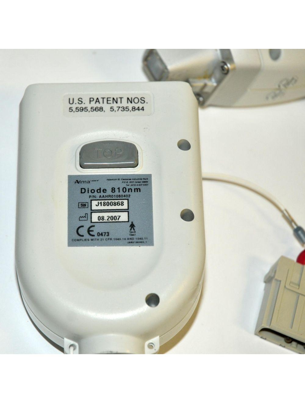 2007 Alma Soprano XL Diode 810nm Handpiece Laser Hair Removal System