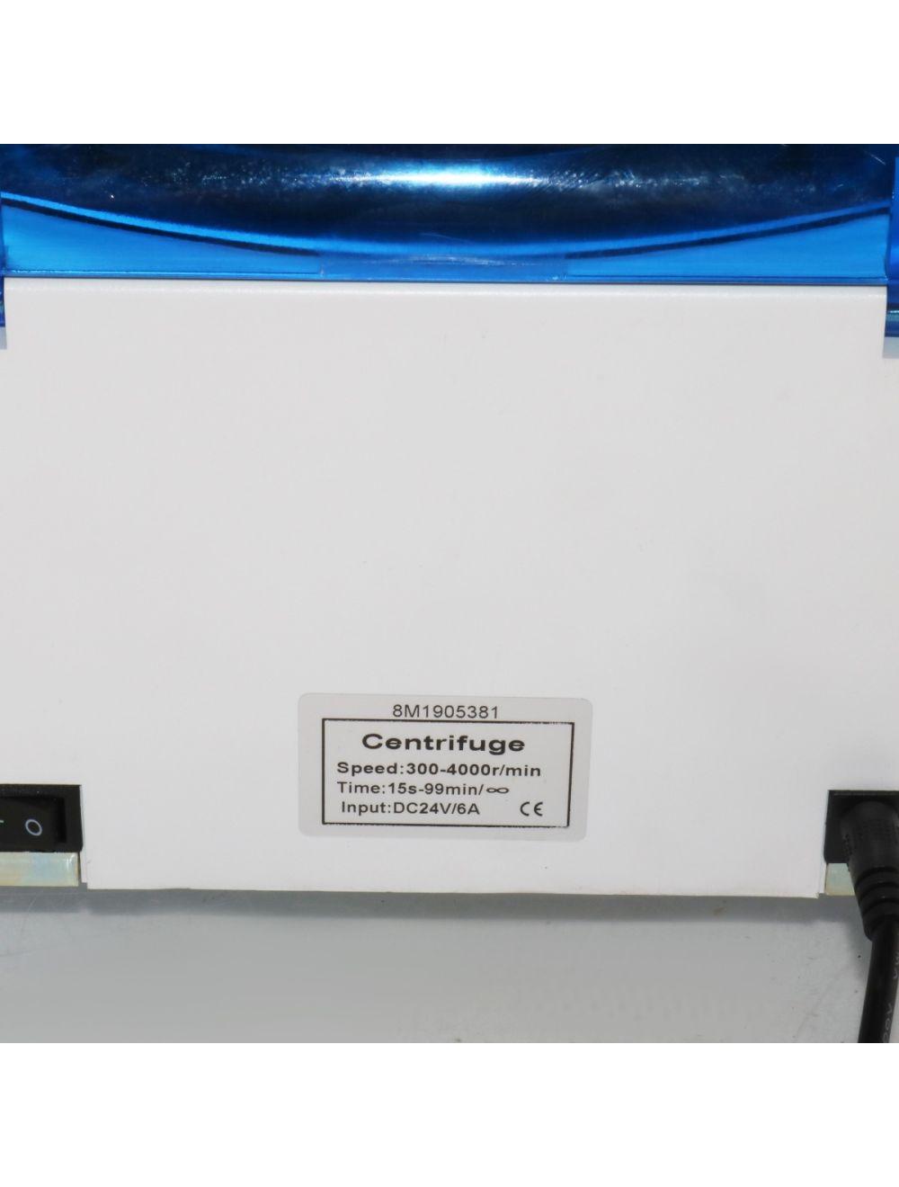 Eclipse Easy Spin PRP Centrifuge Fixed Angle 4000 RPM 2432 RCF 8-Place 4 Tubes