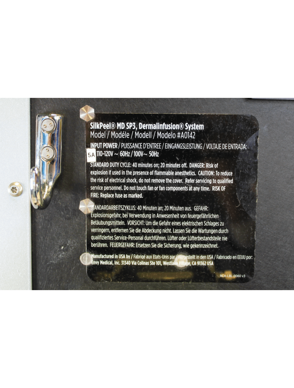 Envy Medical Silkpeel MD SP3 DermalInfusion Skin Exfoliation Facial Pore SP 3