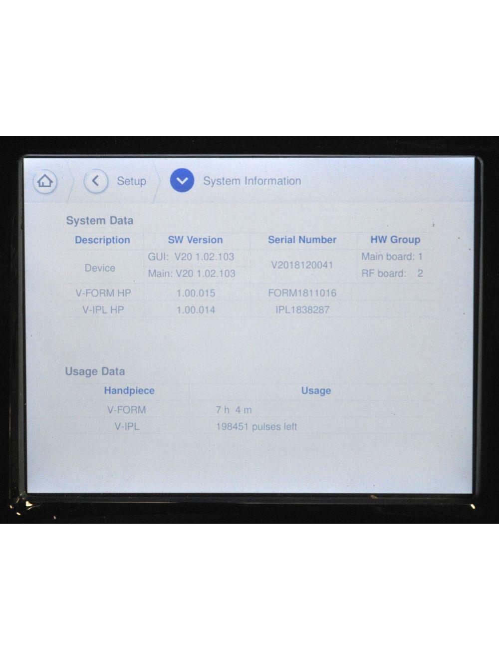 2018 Viora V20 IPL Radio Frequency Skin Tightening Acne Hair Removal Lesions RF