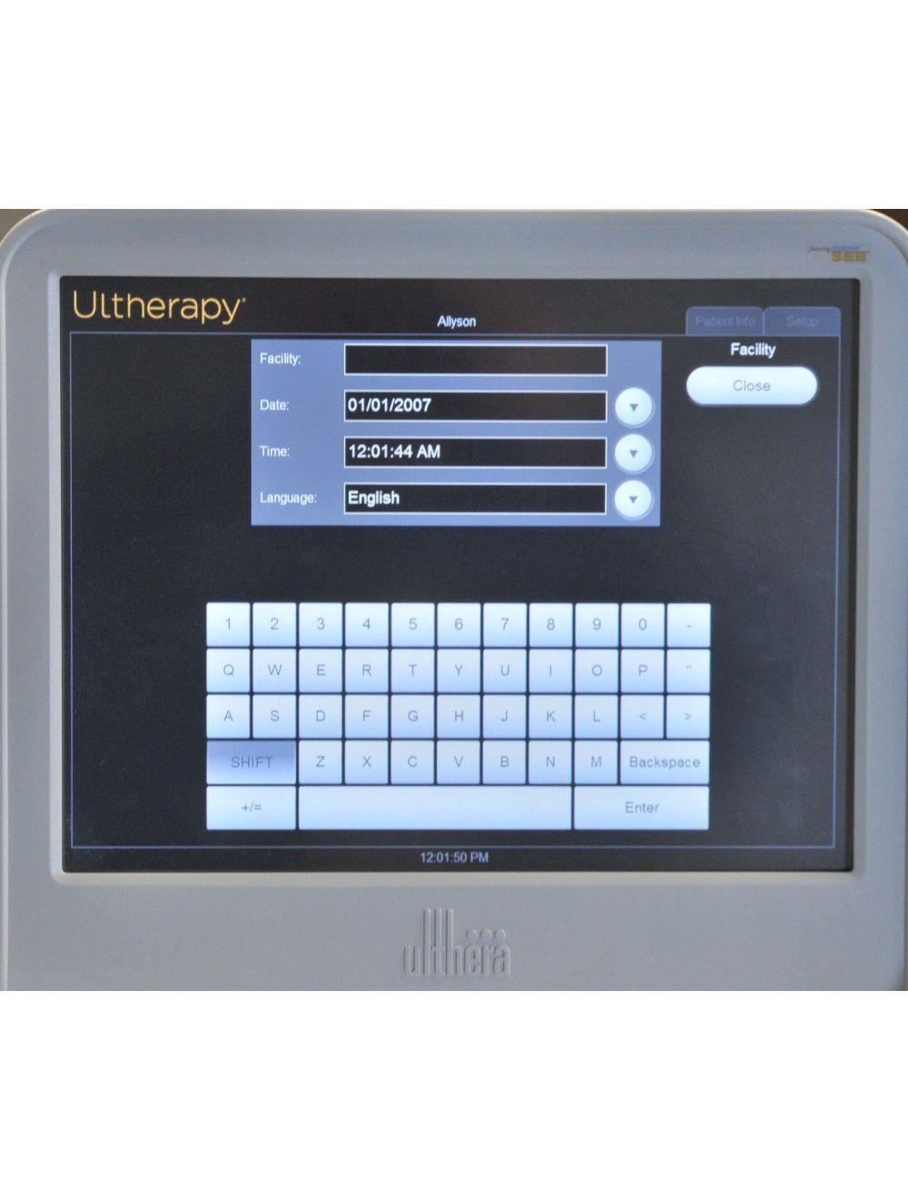 2015 Merz Ulthera Ultherapy DeepSEE Ultrasound System w/Access Key Accessories