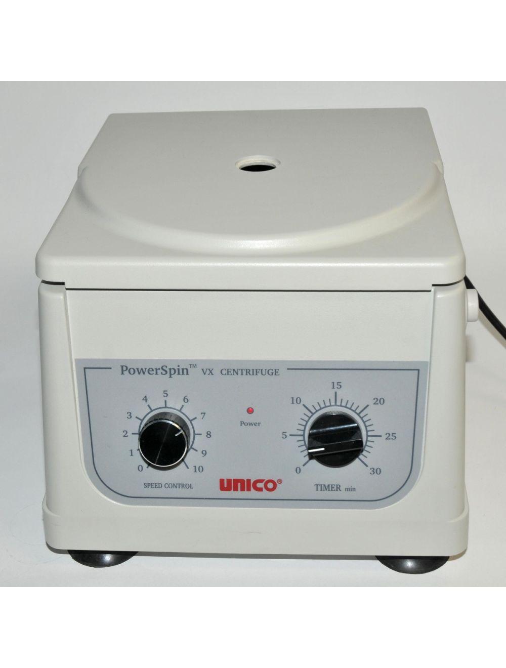 Unico Powerspin VX Centrifuge C818 Variable Speed 3400 Max RPM 6 Place Timer