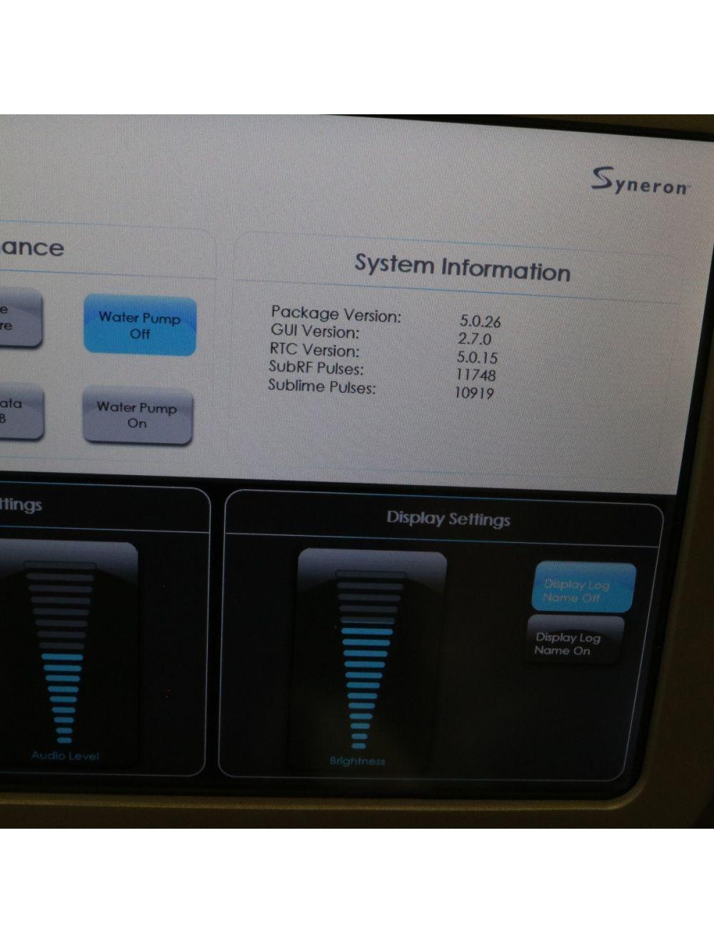 Syneron Candela Elos Plus Laser RF IPL w/ 4 Handpieces Sublime Sublative SR SRA