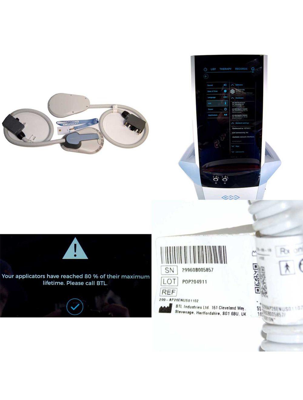 2019 BTL EMsculpt Electromagnetic Tone Muscle Body Arm Sculpt Treatment System