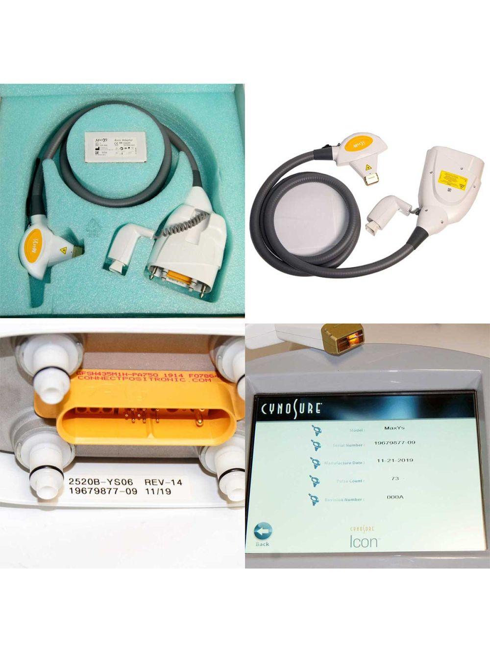 2019 Cynosure Icon IPL Laser System with 5 Handpieces 1540 MaxG MaxR 1064+ MaxYs