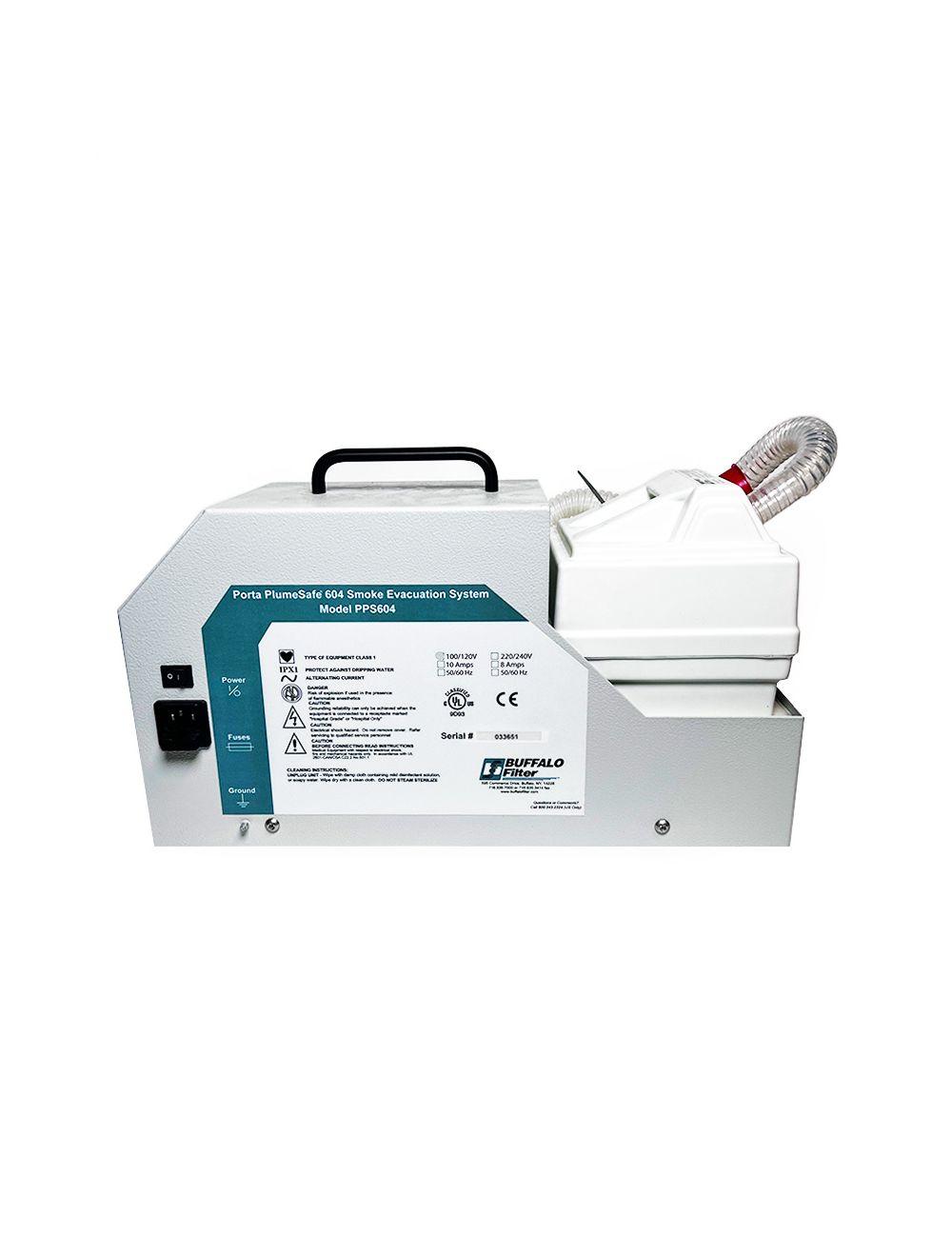 Buffalo Porta PlumeSafe 604 Smoke Evacuation System + ViroSafe XLL Filter PPS604