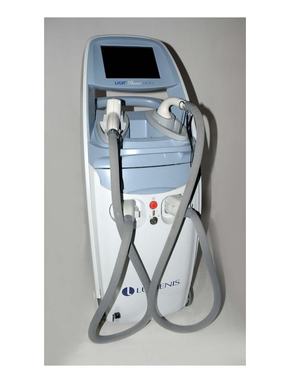 2011 Lumenis Lightsheer Duet 810nm Hair Removal Light Shear Sheer w 2 Handpieces