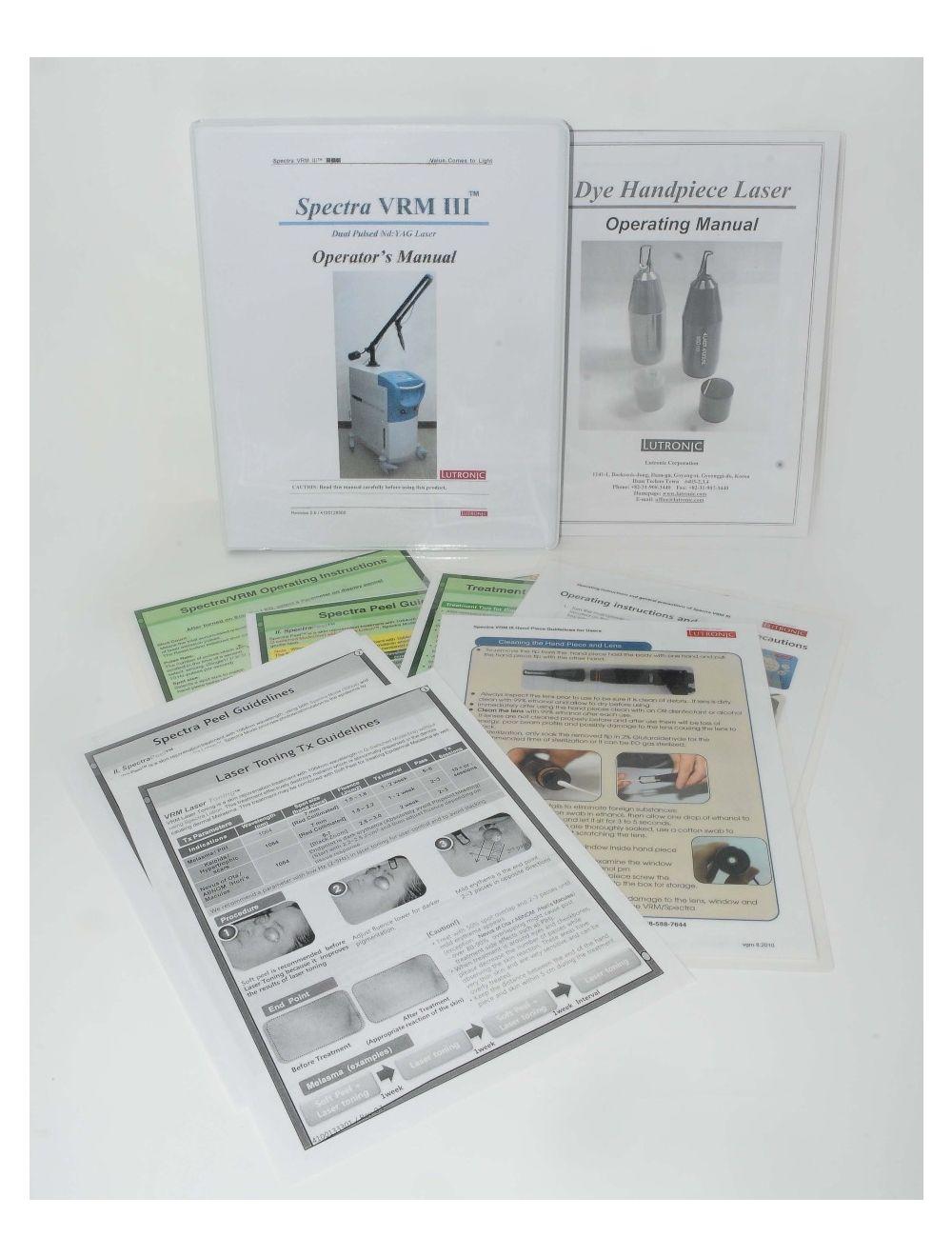 2010 Lutronic Spectra VRM III Q-Switched Nd:YAG Laser Tattoo CARBON PEEL 1064nm