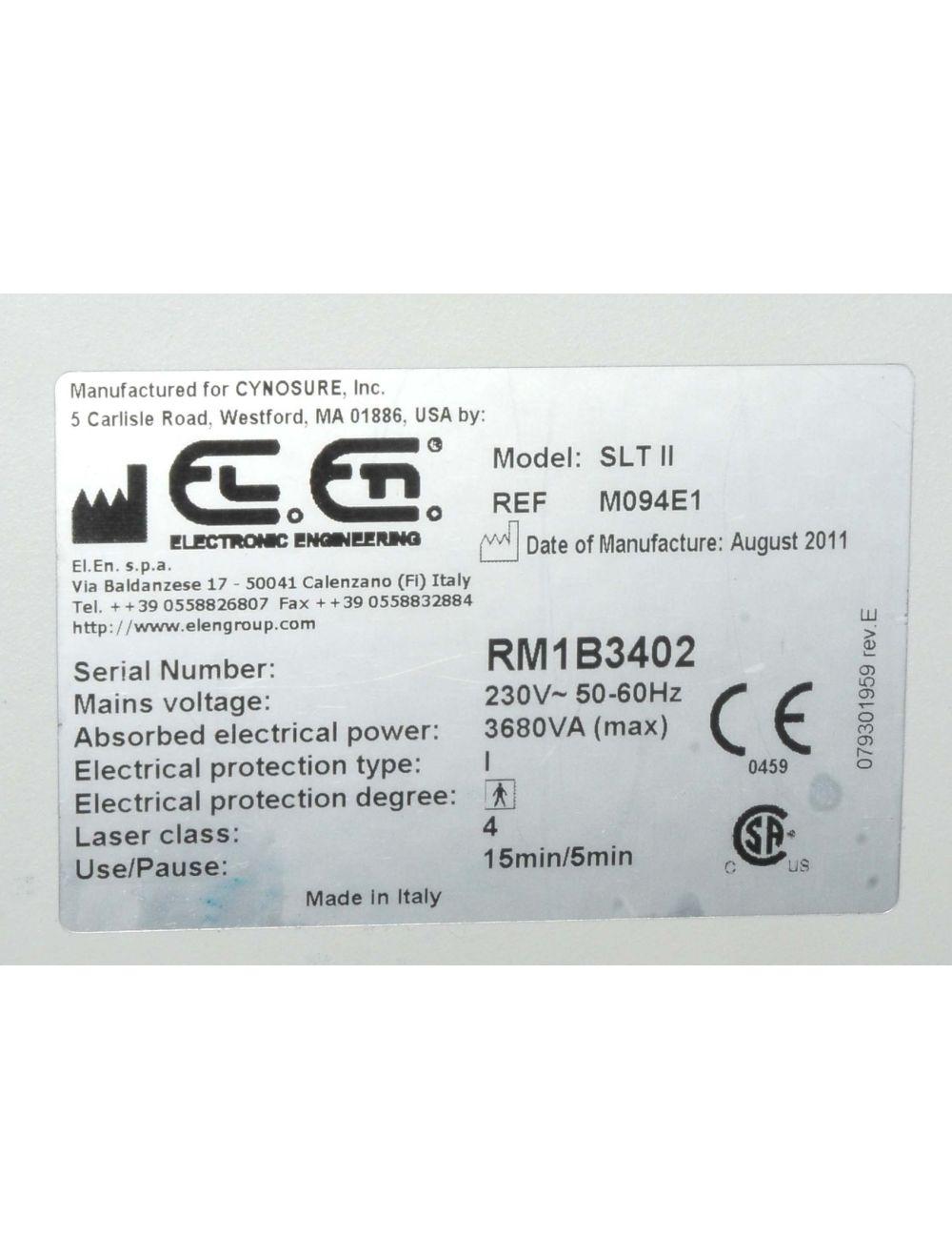 SmartLipo 2011 SLT II Triplex w Cellulaze Precision Cynosure Cosmetic Laser