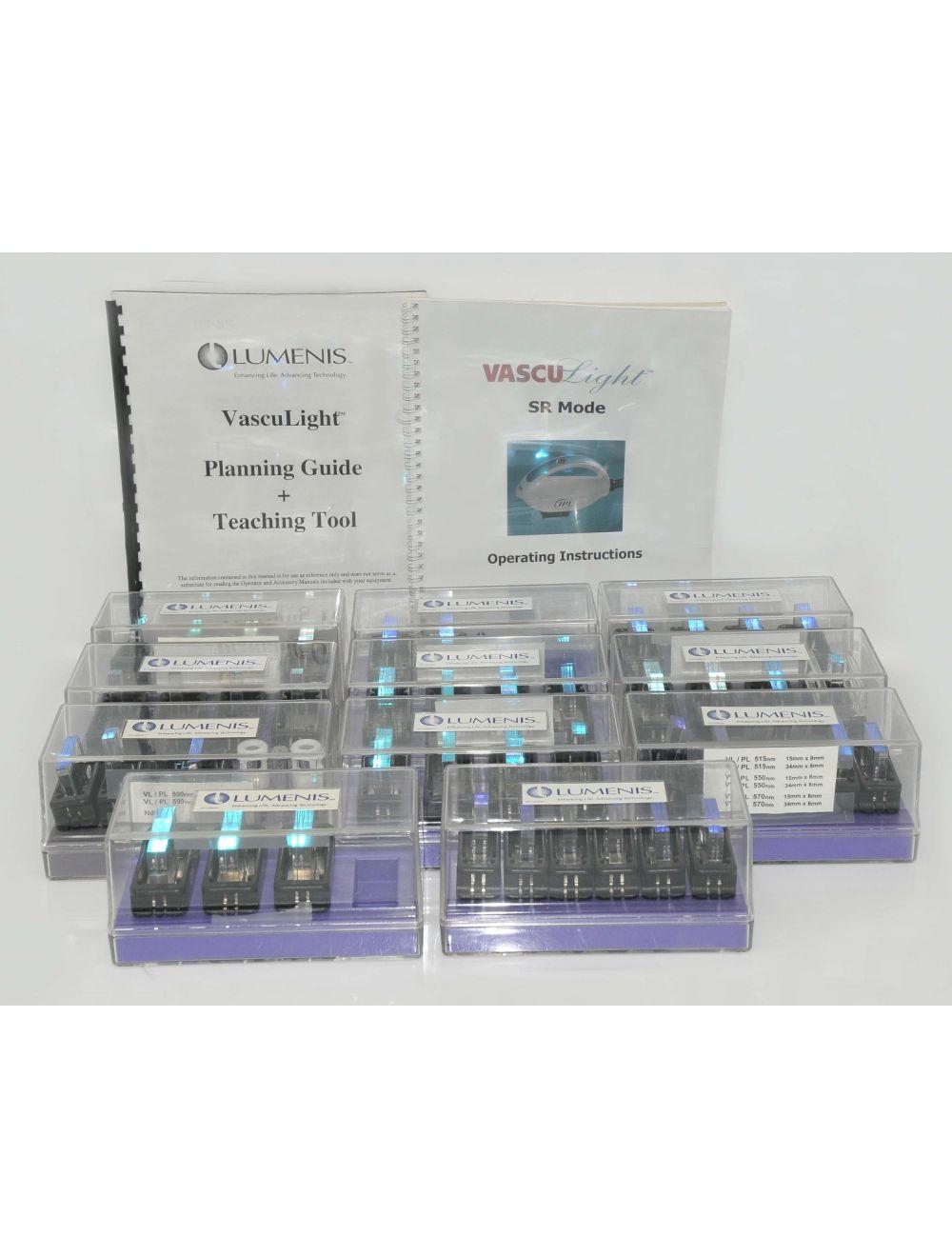 2002 Lumenis VASCULight IPL Laser Skin Age Spot 5 Handpieces & Filters