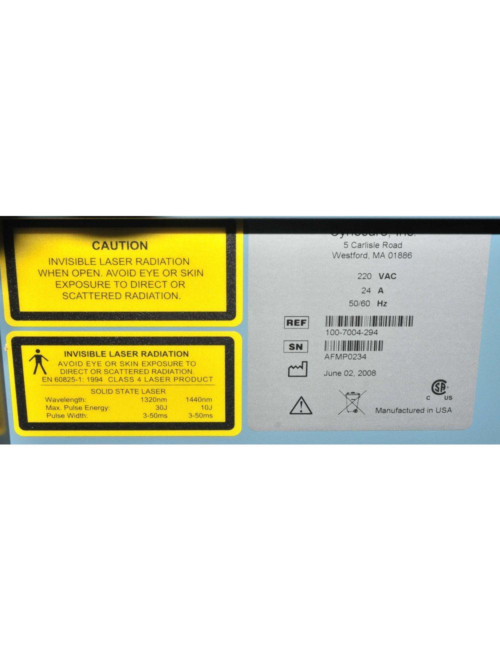 2008 Cynosure Affirm System Skin Rejuvenation Wrinkle Reduction Scar 1320 1440nm