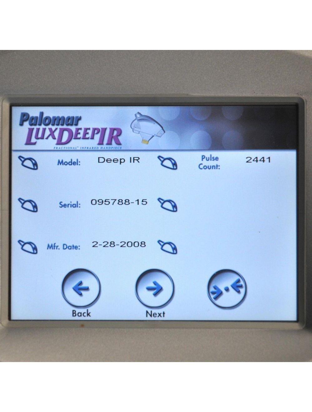 2010 Palomar StarLux 500 IPL Laser Lux Ys LuxDeepIR Hair Removal Skin Tightening