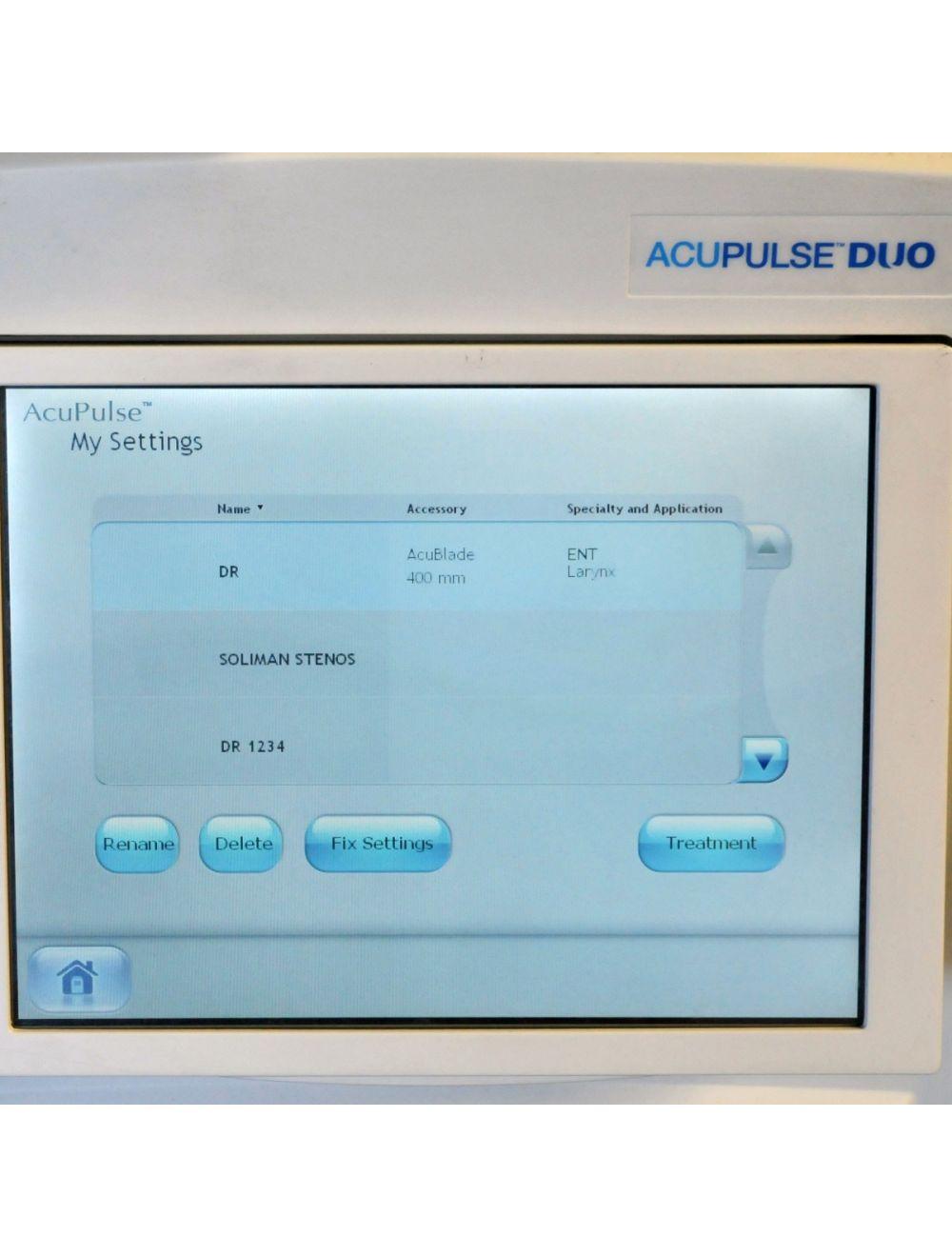 2016 Lumenis AcuPulse DUO CO2 Laser SilkLaser Scanner AcuScan 120 SurgiTouch