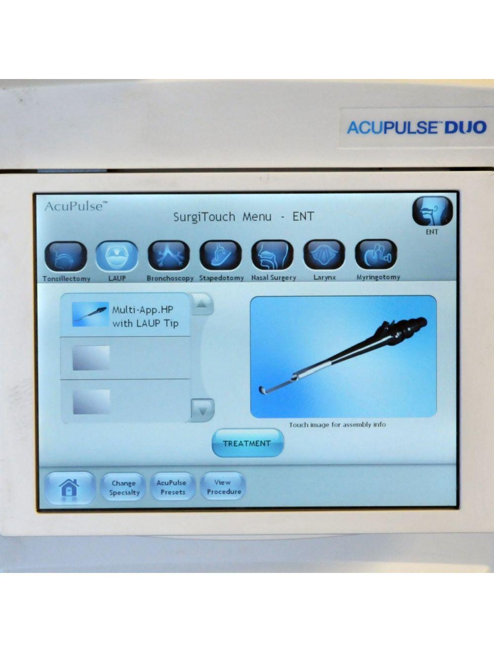 2016 Lumenis AcuPulse DUO CO2 Laser SilkLaser Scanner AcuScan 120 SurgiTouch