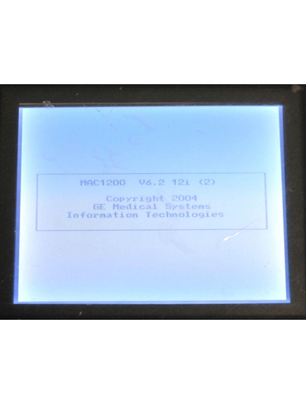 MAC 1200 General Electric EKG Electrocardiograph GE MAC1200 101116823 2007