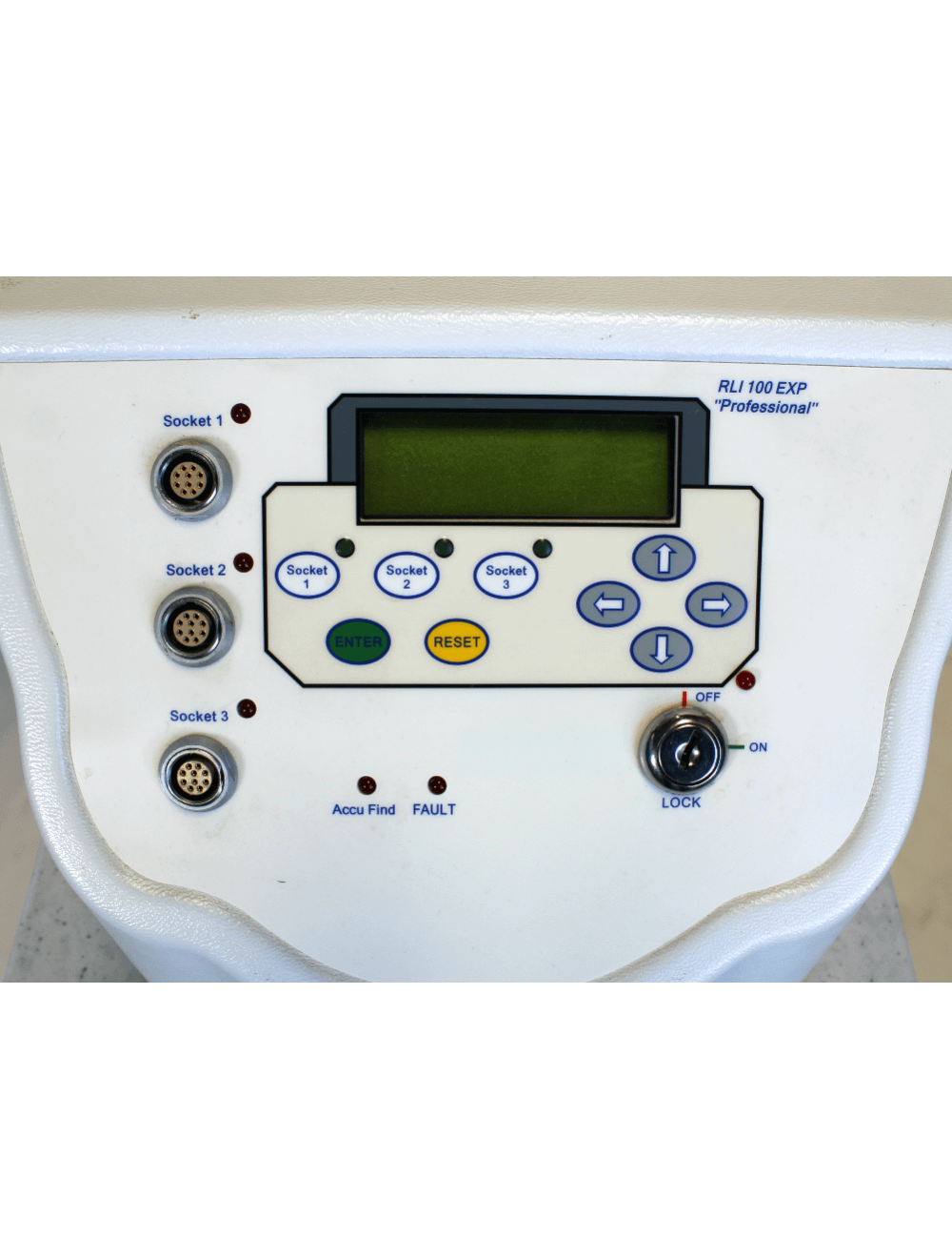 LED Light Therapy System Skin Care Machine LightWave RLI 100 EXP on Mobile Stand