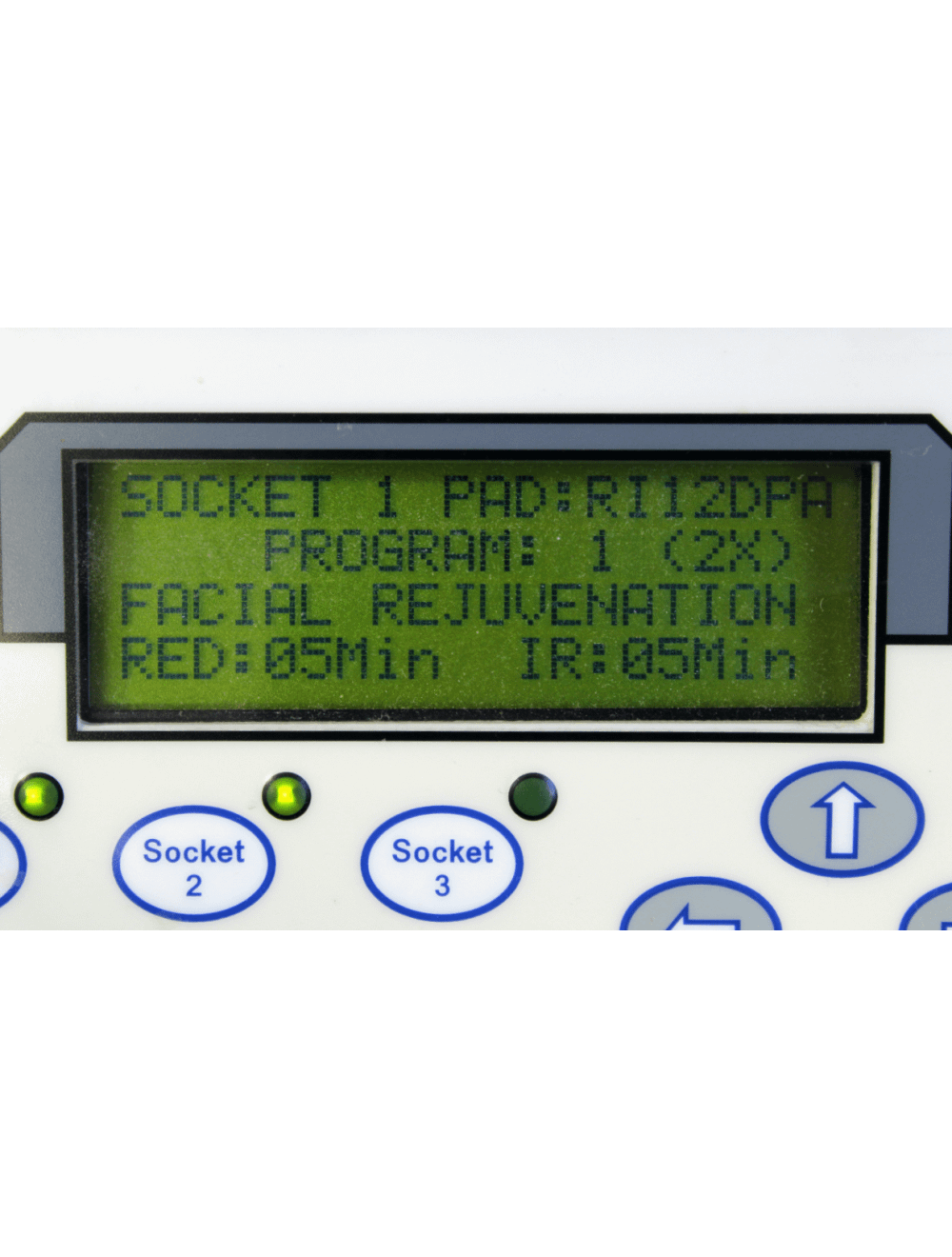 LED Light Therapy System Skin Care Machine LightWave RLI 100 EXP on Mobile Stand