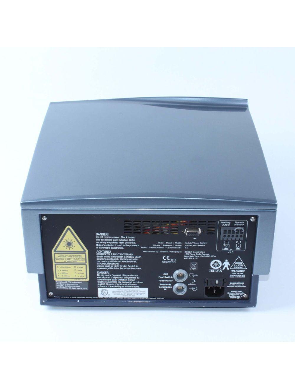 2005 Iridex VariLite Dual Wavelength 532/940 DPSS Vascular/Pigment Laser 0.7mm