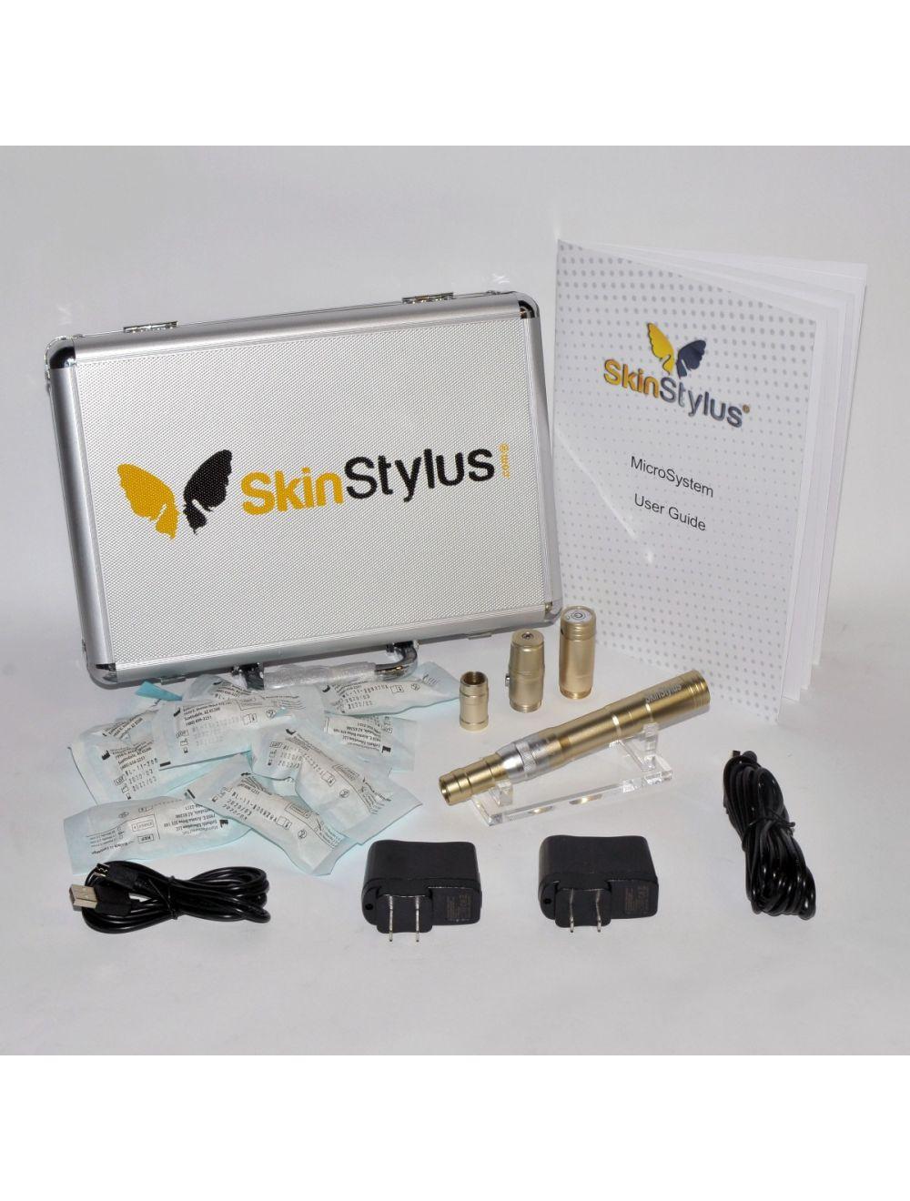 SkinStylus Gold Microneedling Professional Kit Collagen Skin Stylus Pen Biolock II