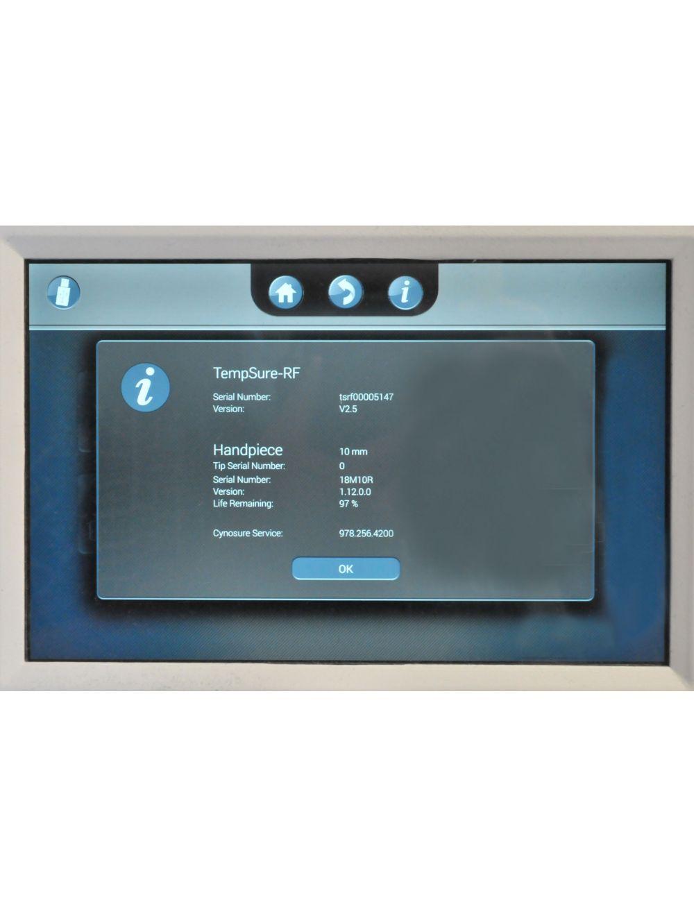 2019 Cynosure TempSure Envi RF 300 w Generator Wrinkle Reduction Skin Tightening