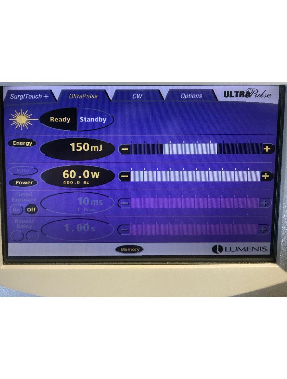 2009 Lumenis UltraPulse SurgiTouch Ultra Pulse 60W 225mJ CO2 Laser Encore DeepFX