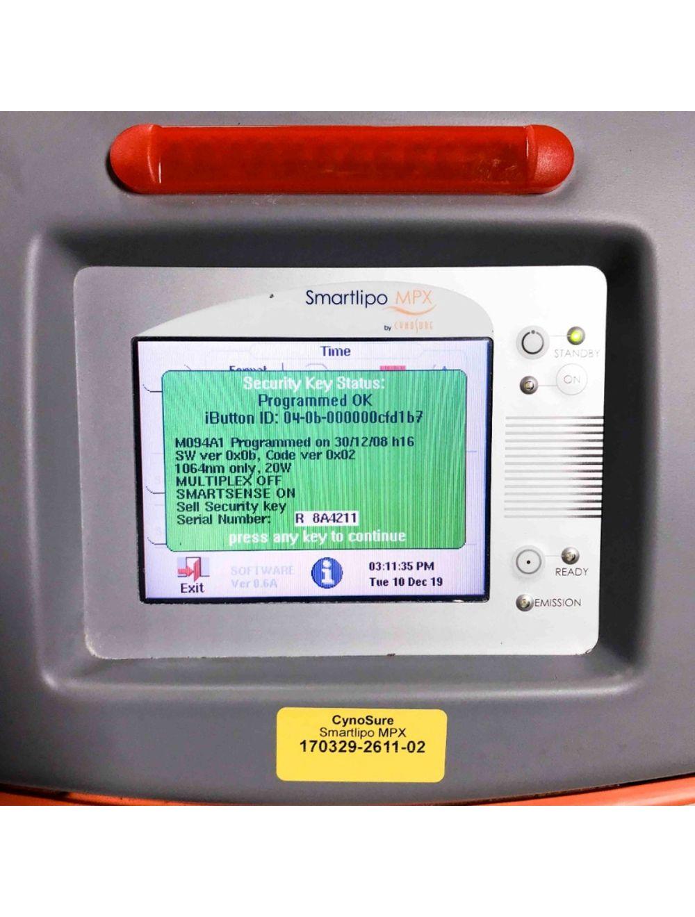 2008 Cynosure SmartLipo MPX 24 Watt Nd:Yag Laser System 1064nm ONLY NON-RFID