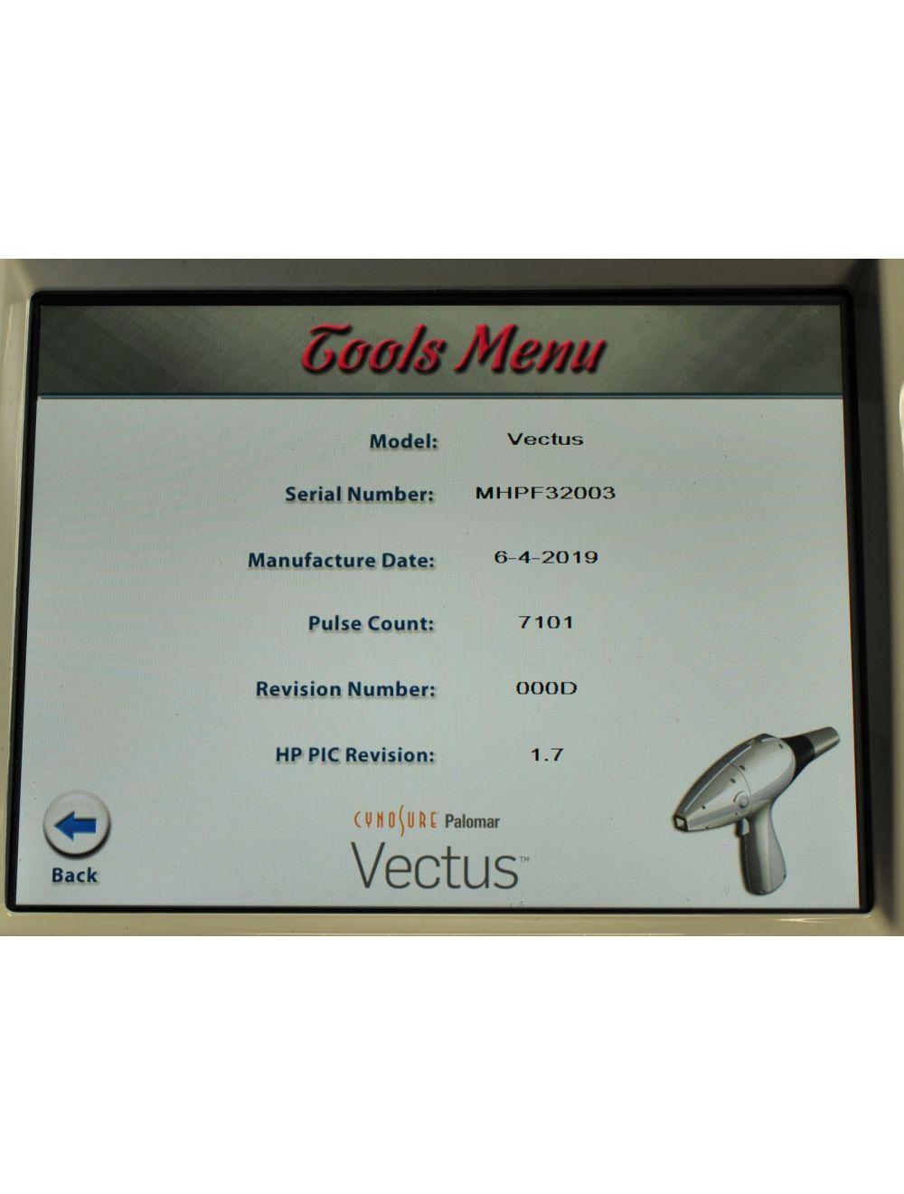 2013 Palomar Vectus 810 Diode Hair Removal High Volume Laser System HR