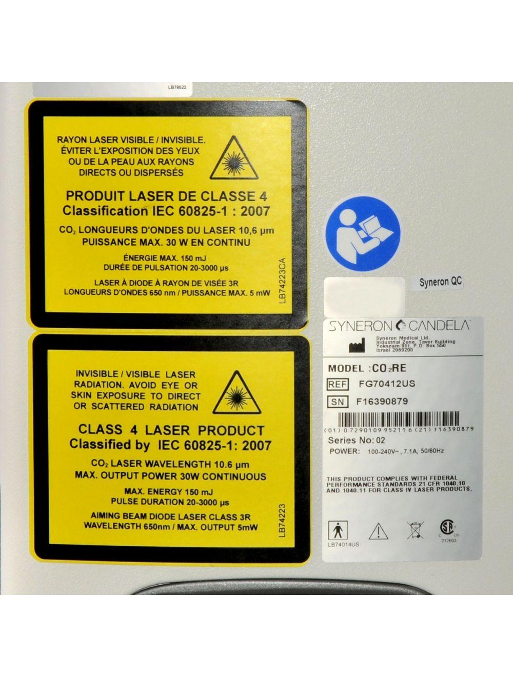 Candela Syneron Intima CO2RE CORE CO2 Ablation Vaginal Rejuvenation C02 Laser