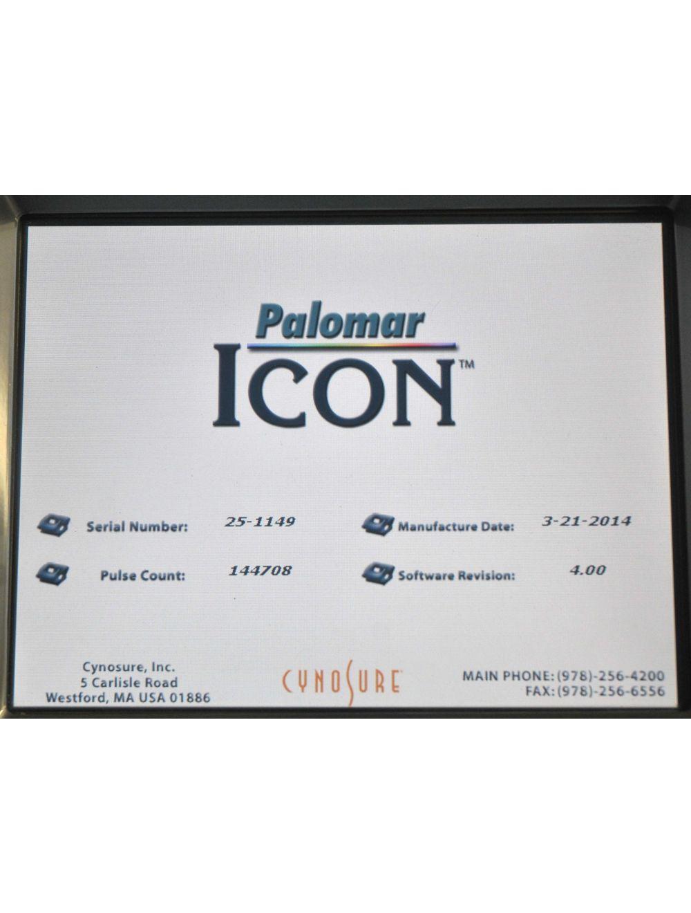 Palomar Cynosure ICON Cosmetic IPL Laser w/3 IPL Handpieces &amp; 1 1540 HP - (2014)