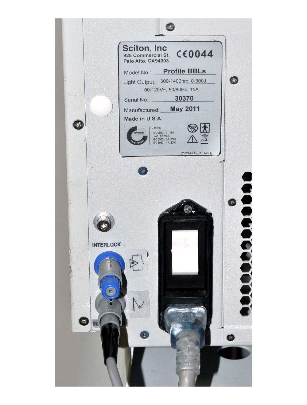 2011 Sciton Profile BBLs IPL Laser Acne Skin Tightening Lesions Vascular Desktop