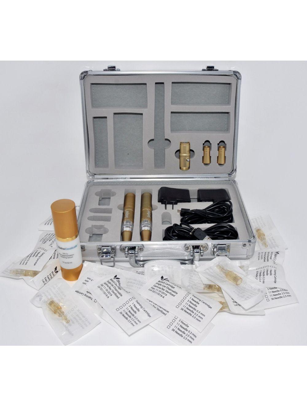 2 Gold Pens SkinStylus Microneedling Professional Kit Beautiful Skin Stylus DEMO