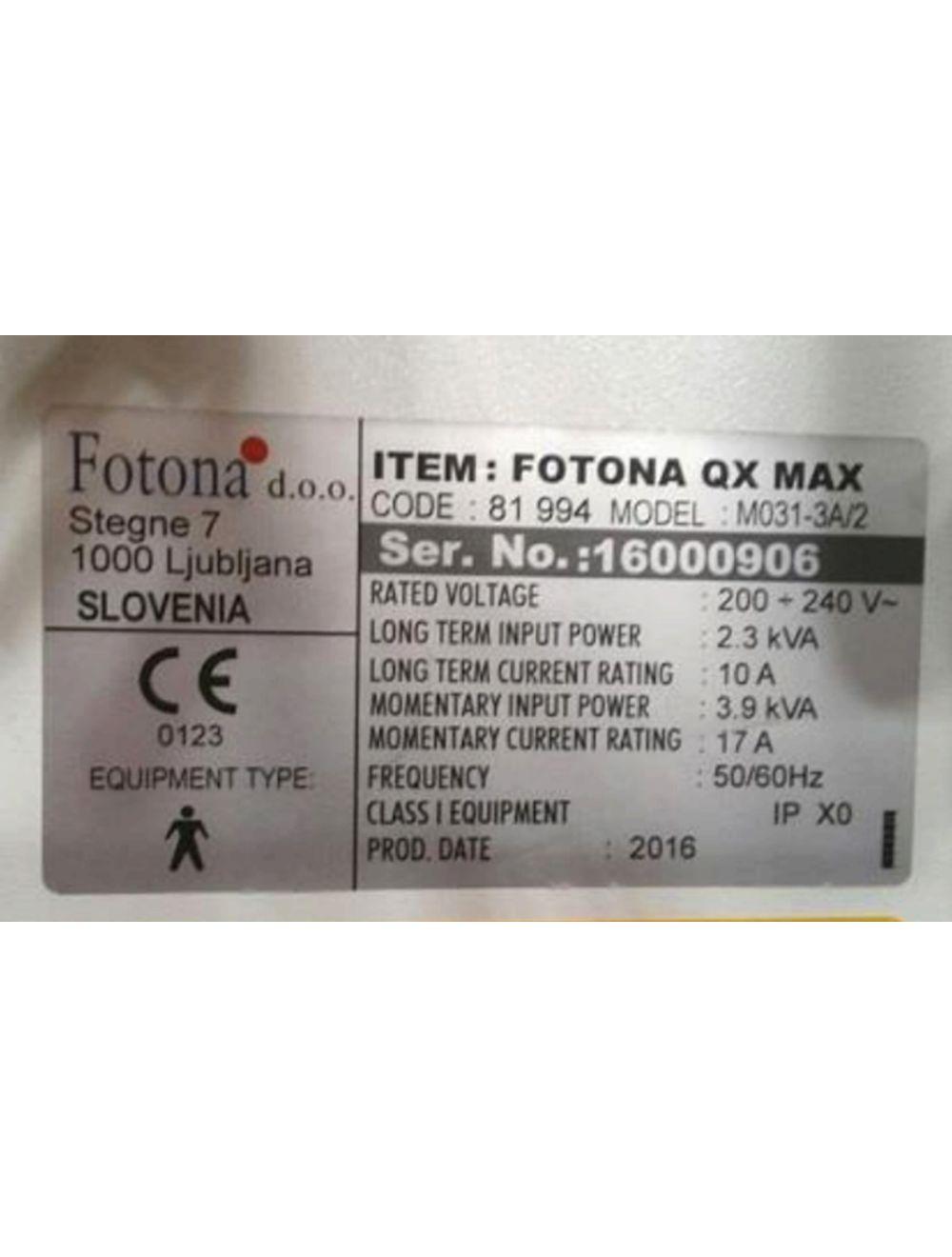 2016 Fotona QX Max QSwitched Laser Tattoo Removal Q Switched Switch ICool I Cool