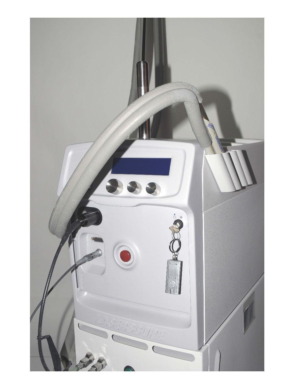 Lyra Laserscope 2002 Nd:YAG Laser w CoolSpot HandPcs 1-5&amp;10mm Hair Removal/Vein