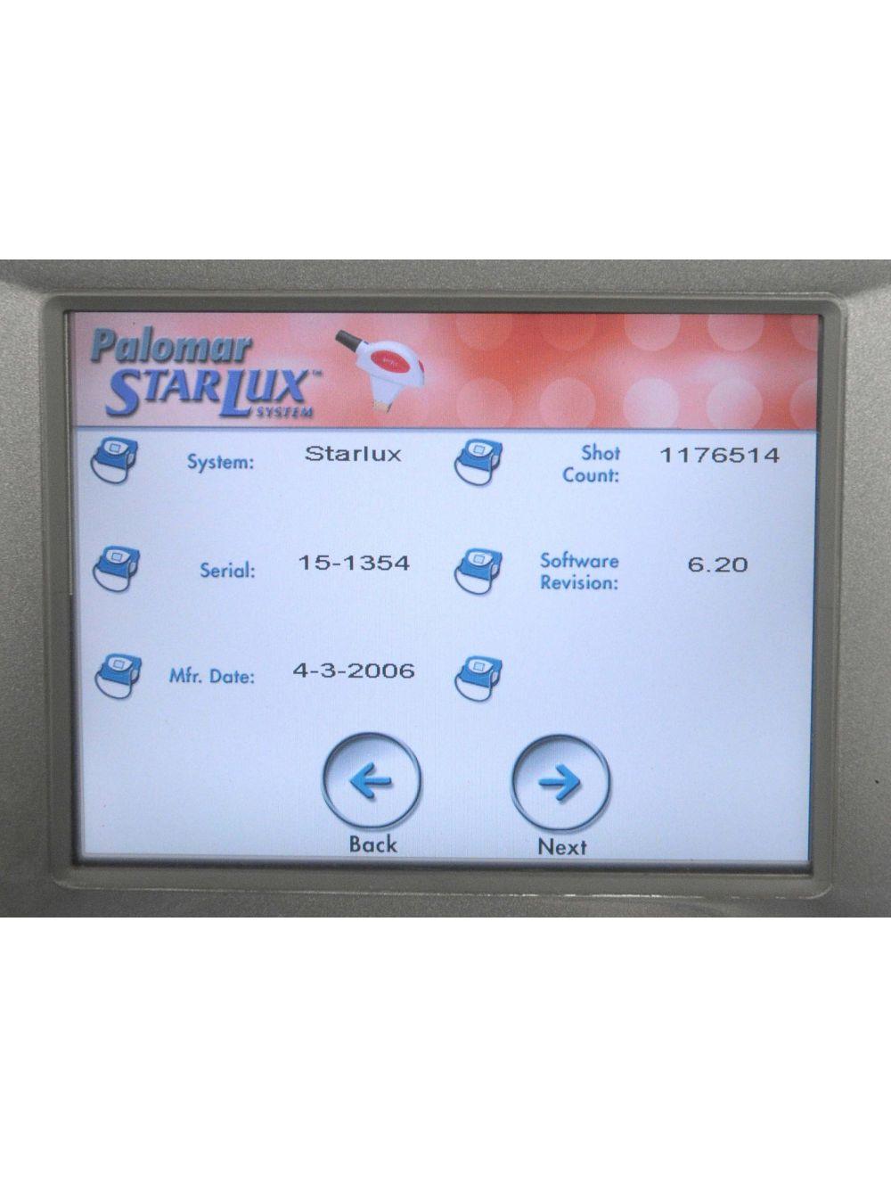 2006 Palomar StarLux 300 IPL Laser System - w 2 HandPieces LuxRs LuxG Lux Rs G