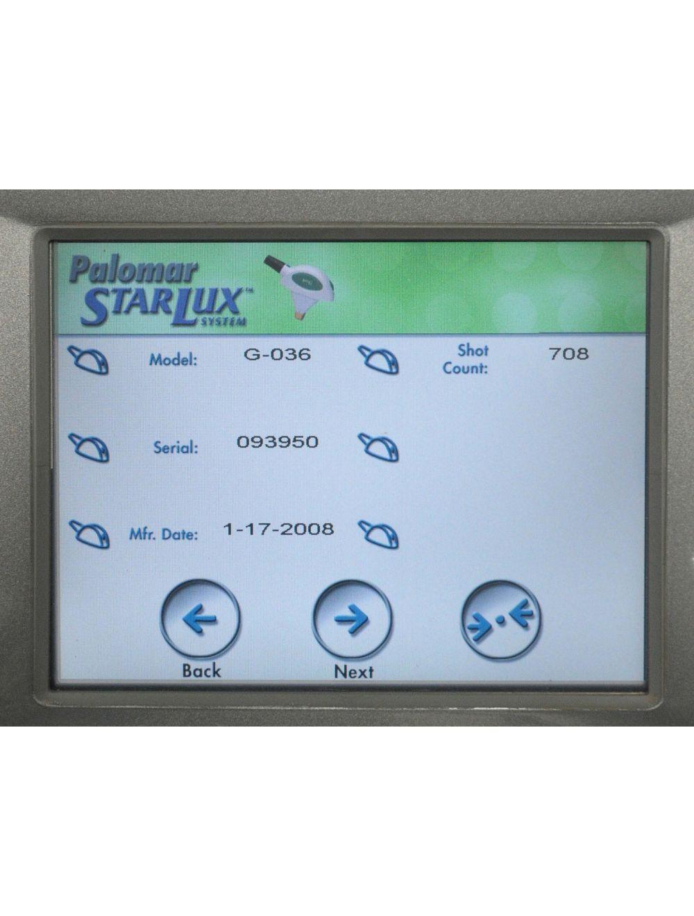 2006 Palomar StarLux 300 IPL Laser System - w 2 HandPieces LuxRs LuxG Lux Rs G