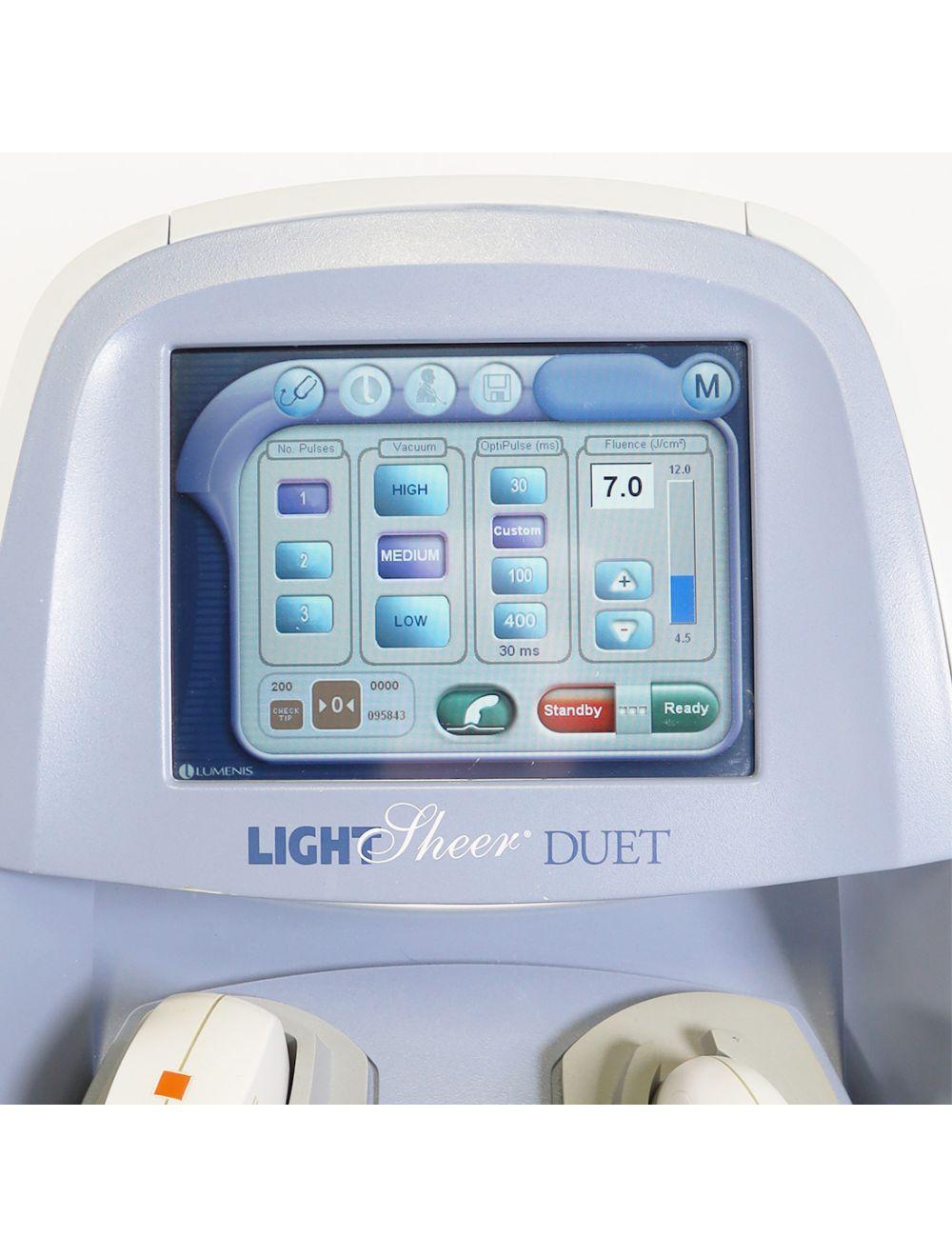 2012 Lumenis LightSheer Duet HS Handpieces 810nm Hair Removal System GASB00000