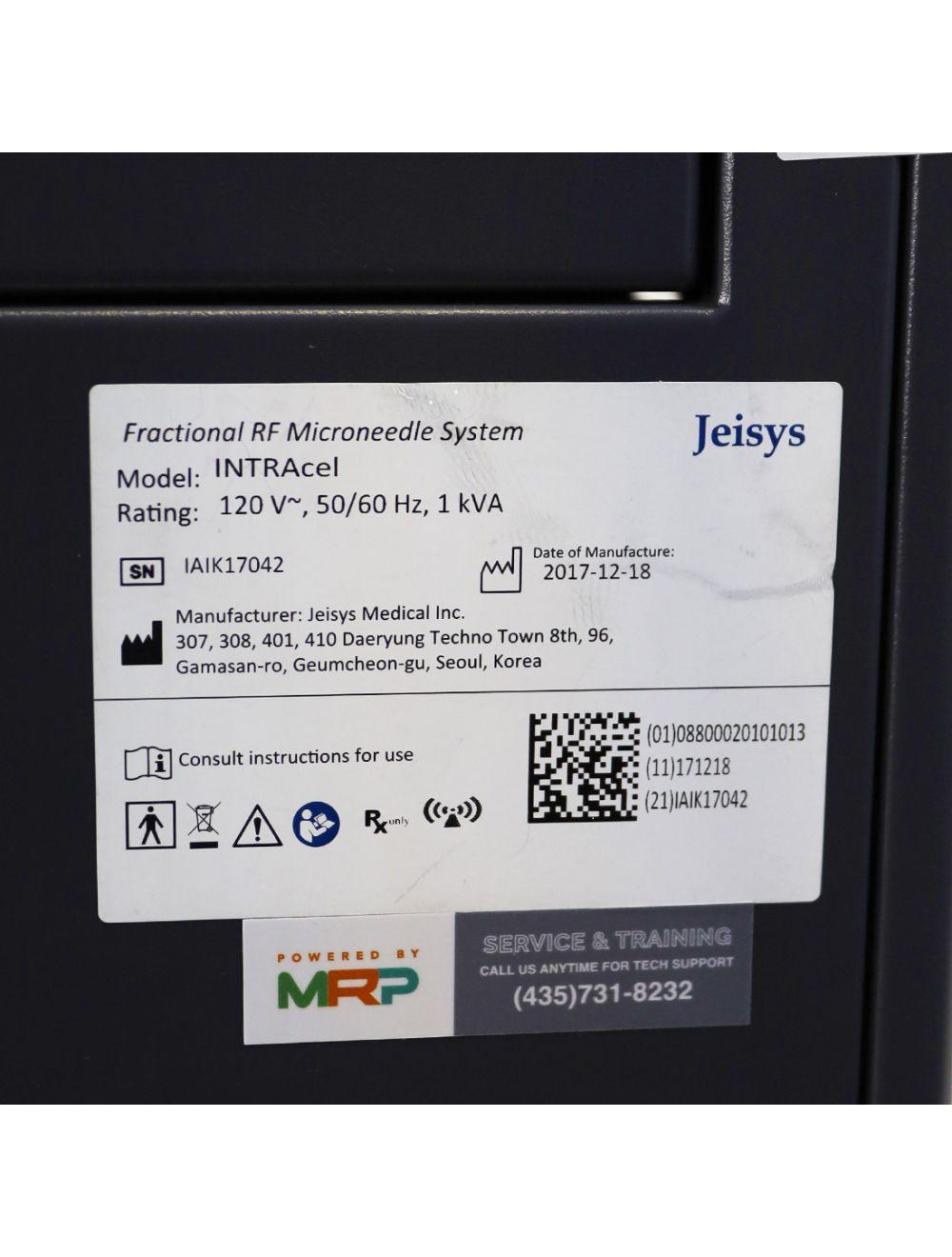 2017 Jeisys INTRAcel Fractional RF Microneedling System Skin Tightening