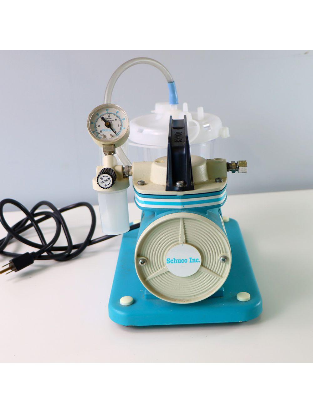 Schuco-Vac Portable Suction Aspirator w/ 1500 ml Canister, &amp; Molded Base