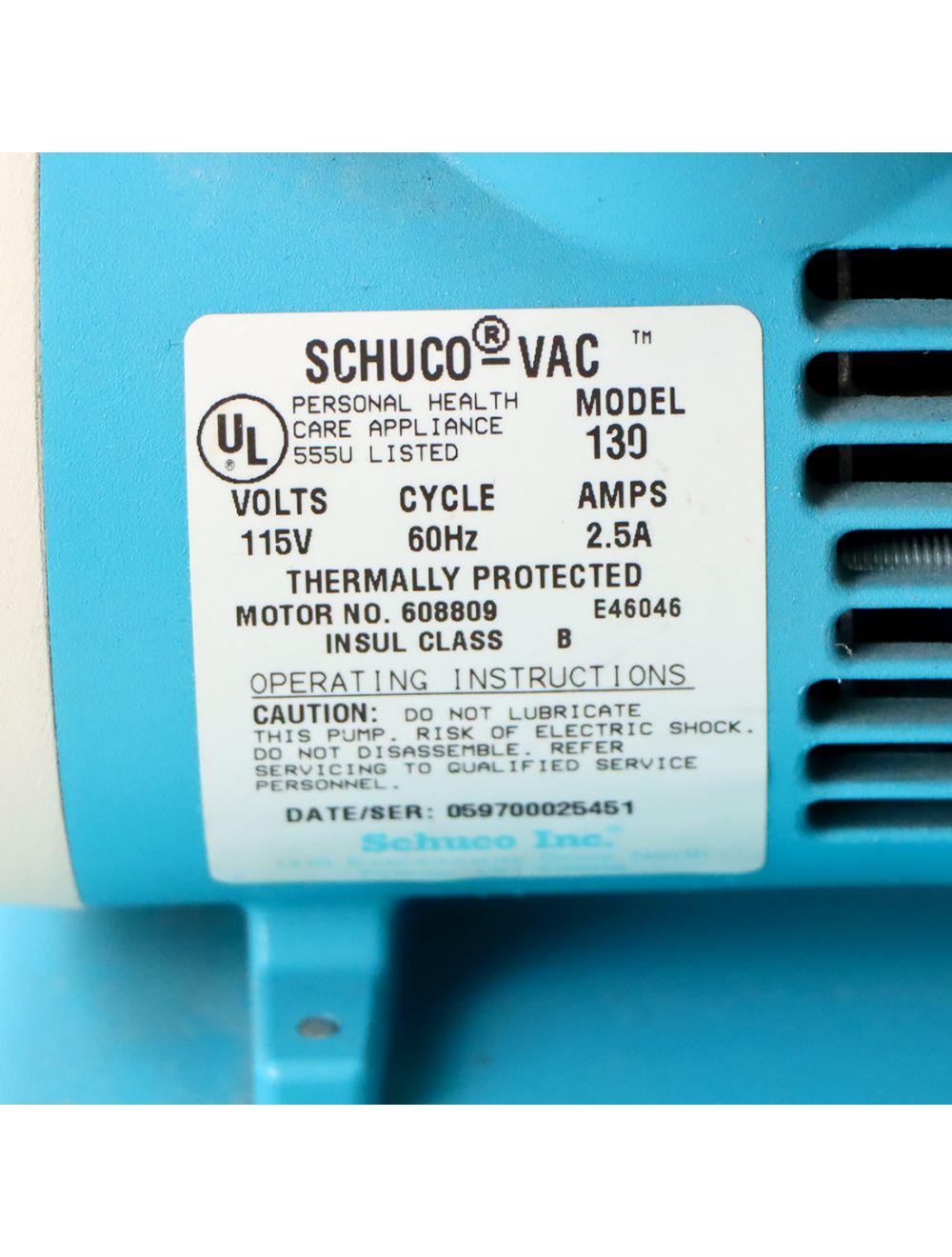 Schuco-Vac Portable Suction Aspirator w/ 1500 ml Canister, &amp; Molded Base